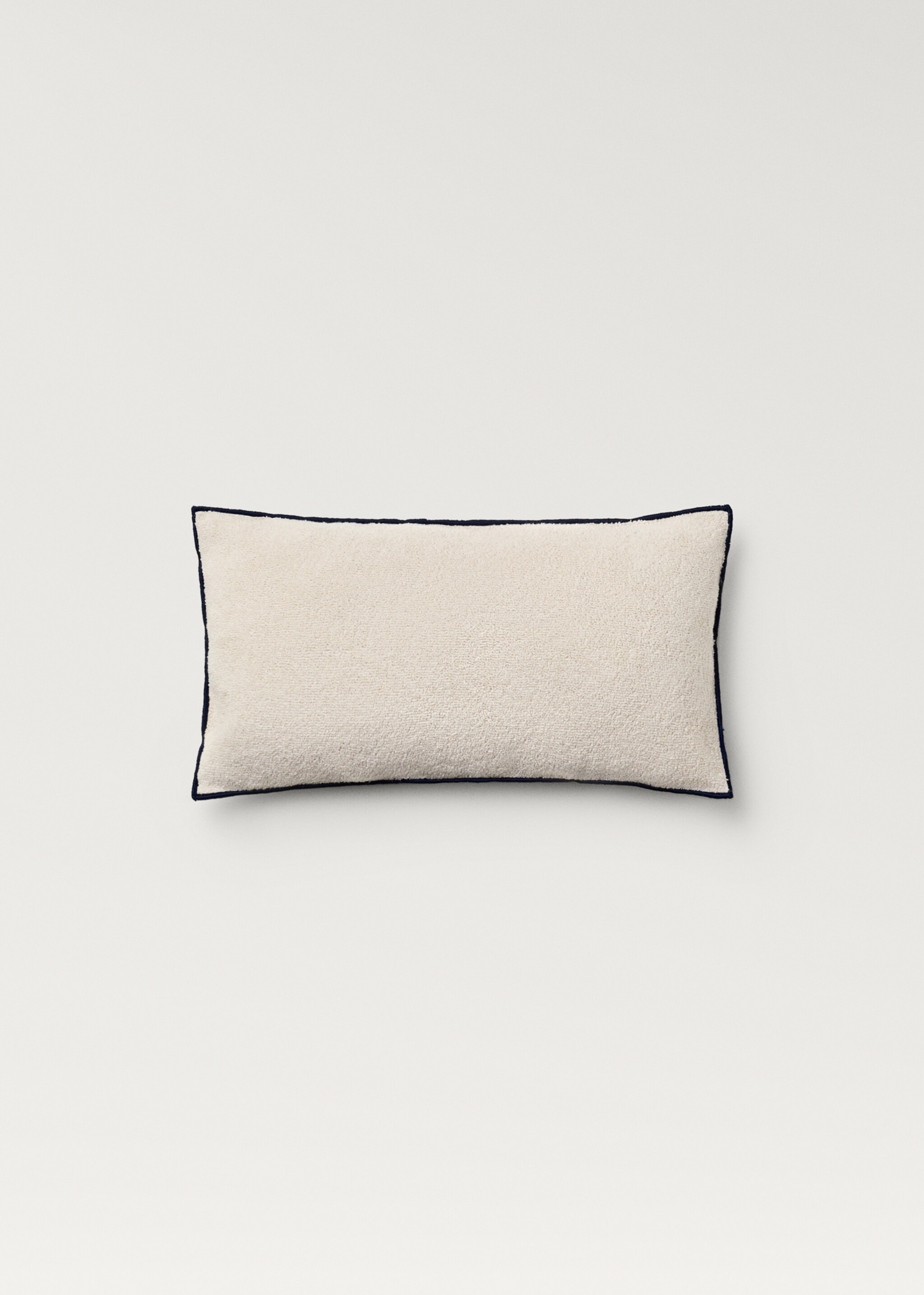 Towel-effect beach cushion cover 22x41 cm - Article without model, Sand. Ref: 87096725-00.