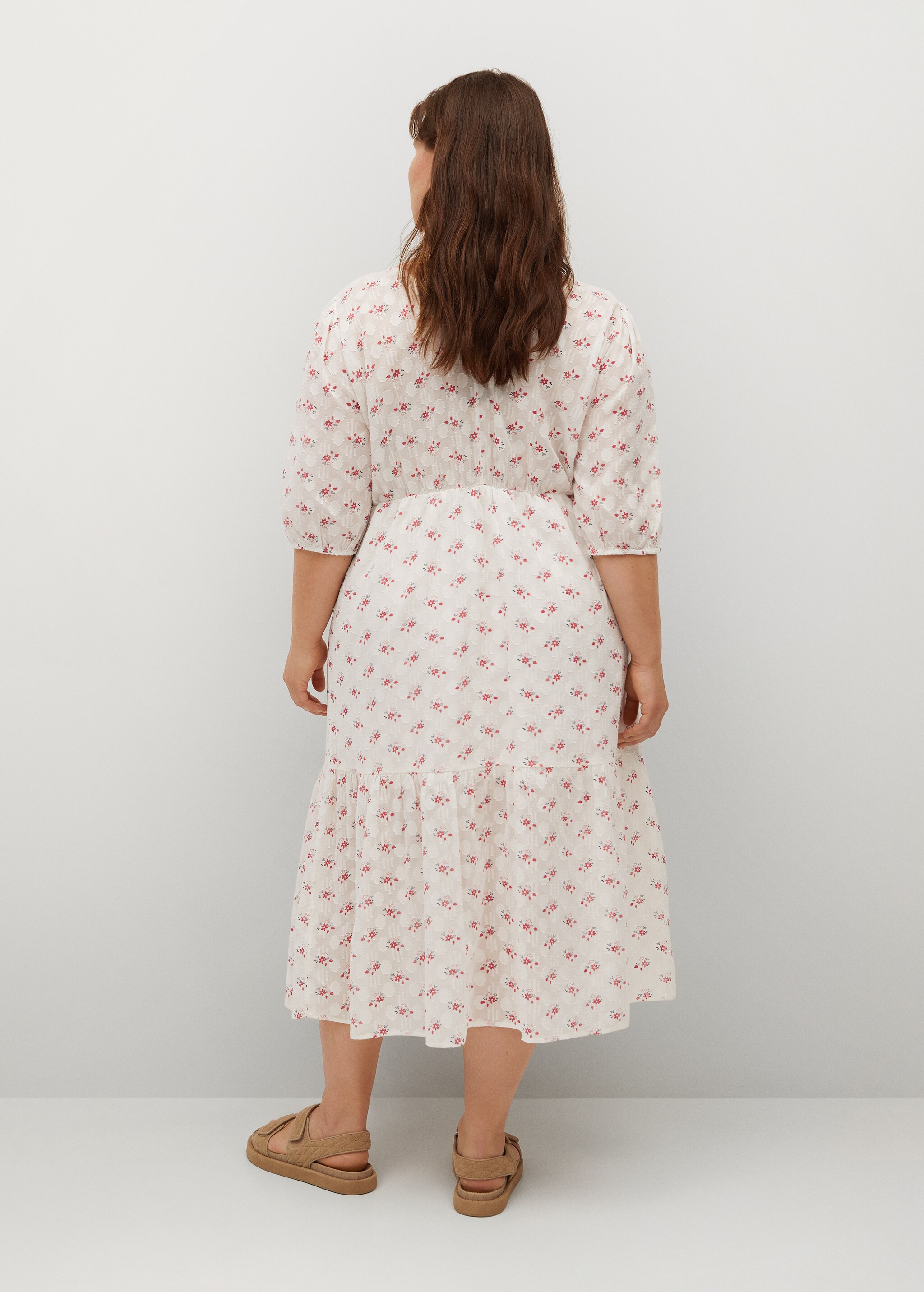 Vestido estampado textura - Reverso del artículo