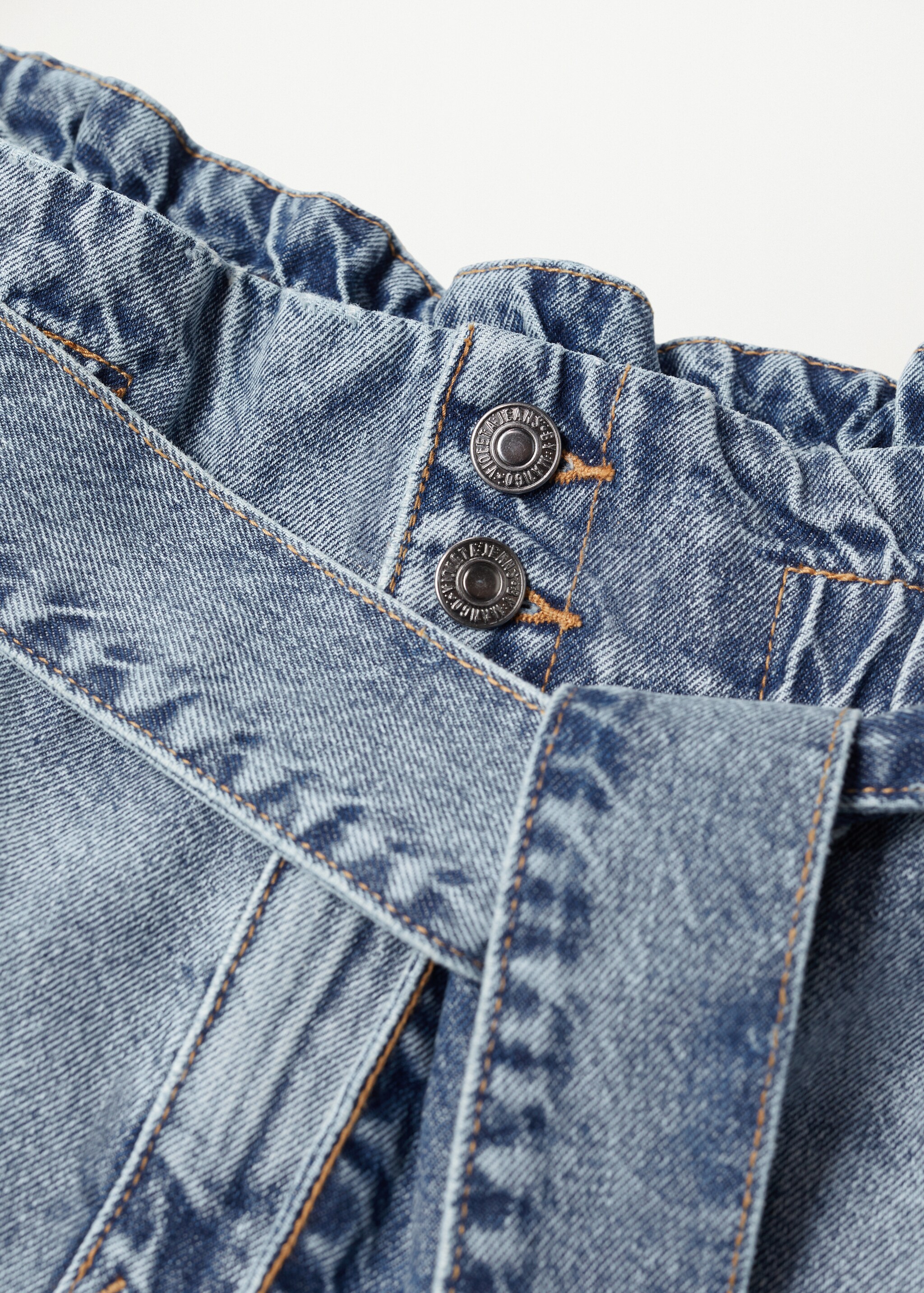 Falda denim cintura elástica - Detalle del artículo 8