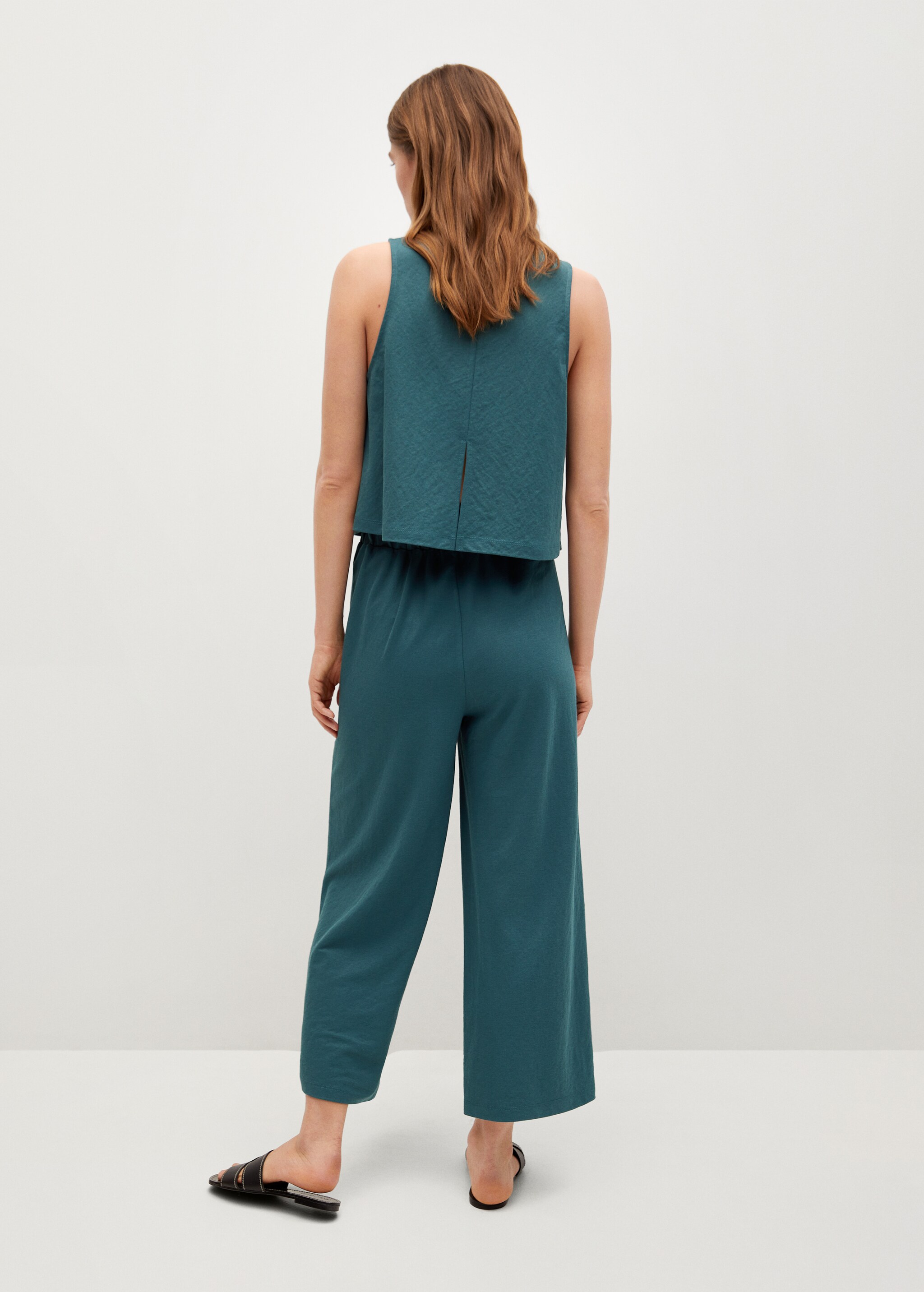 Splývavé kalhoty culottes - Zadní strana zboží