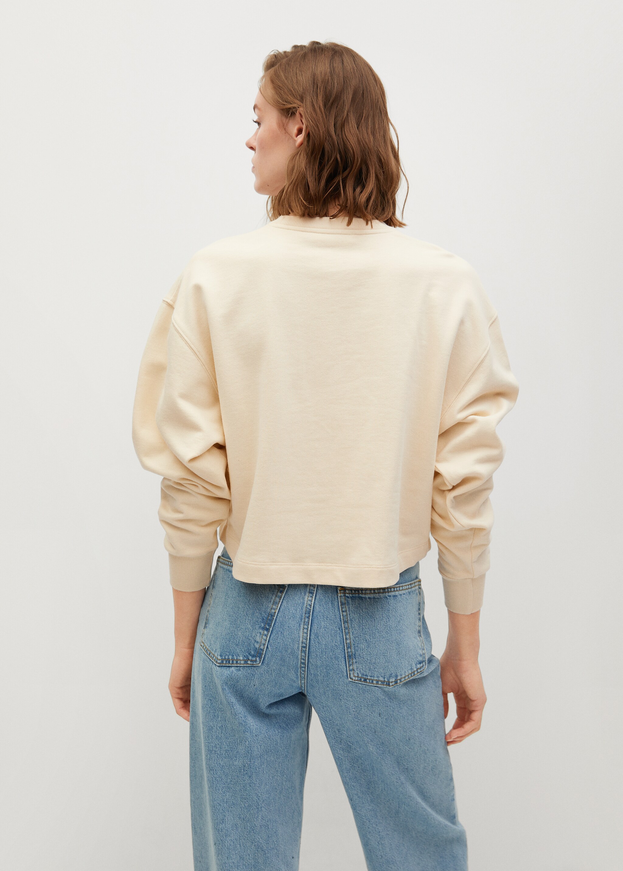 Sudadera algodón orgánico - Reverso del artículo