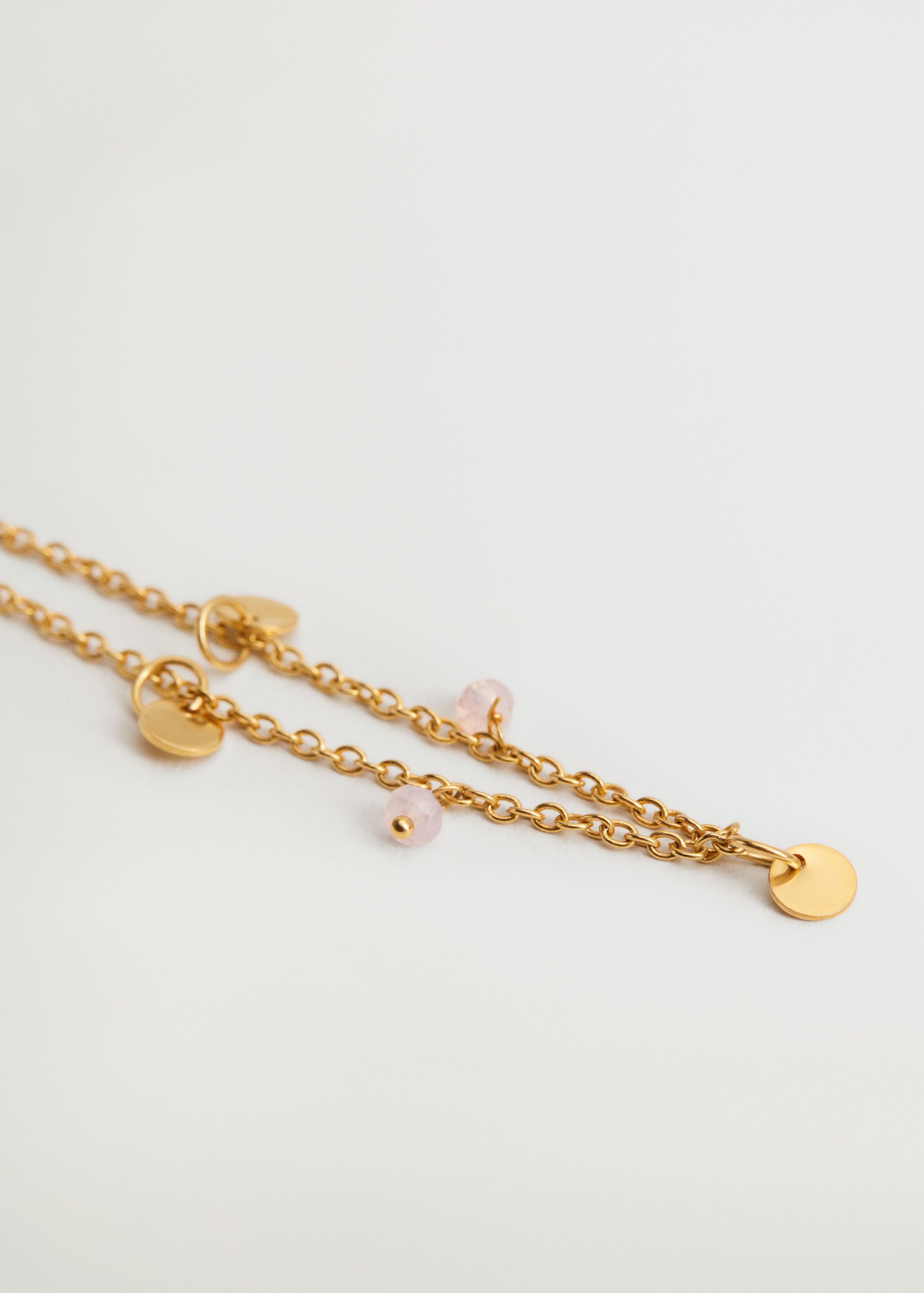 Collar cadena cristales - Plano medio