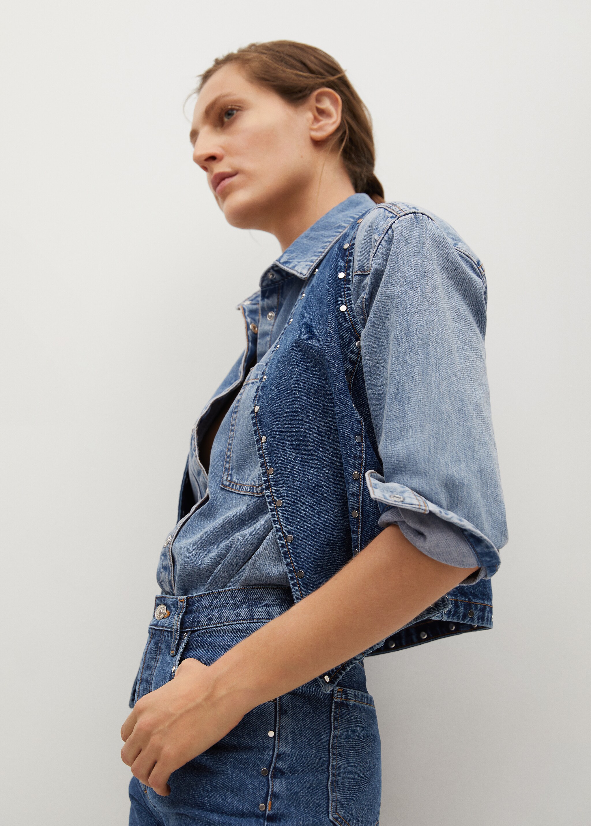 Short denim tachuelas - Detalle del artículo 3