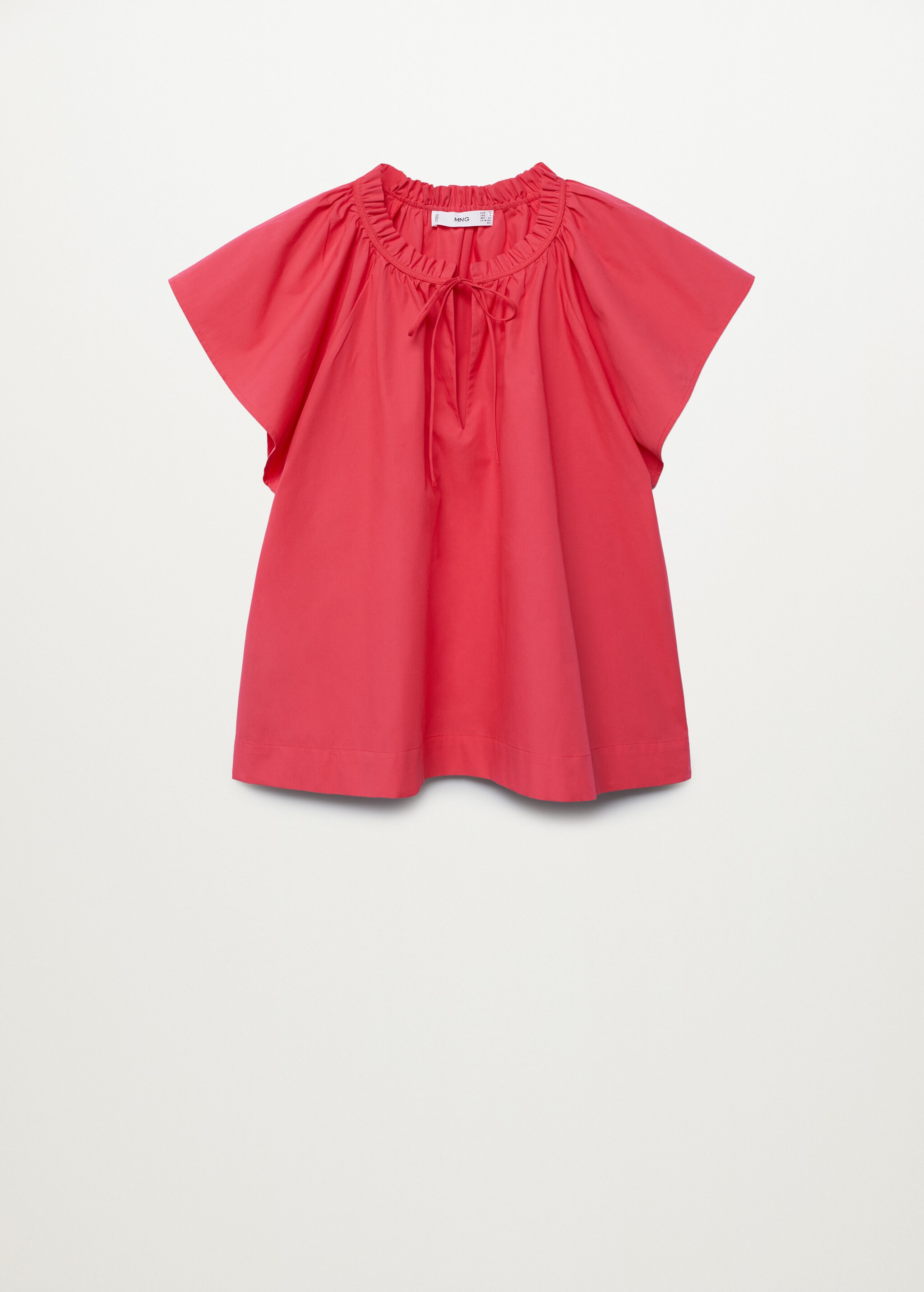 Blusa cuello fruncido - Artículo sin modelo