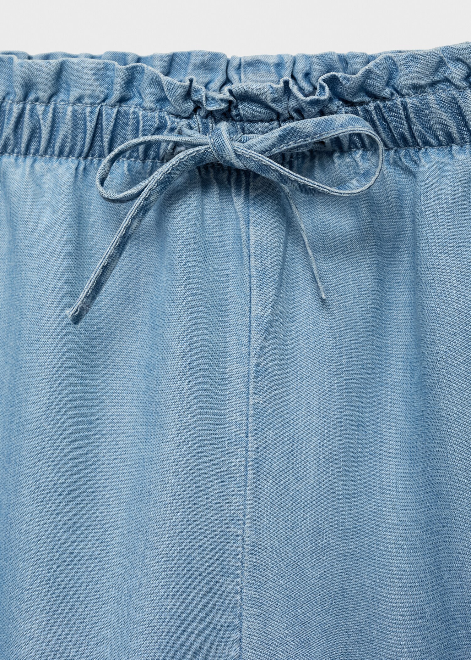 Gerade, fließende Hose mit Schleife - Detail des Artikels 8