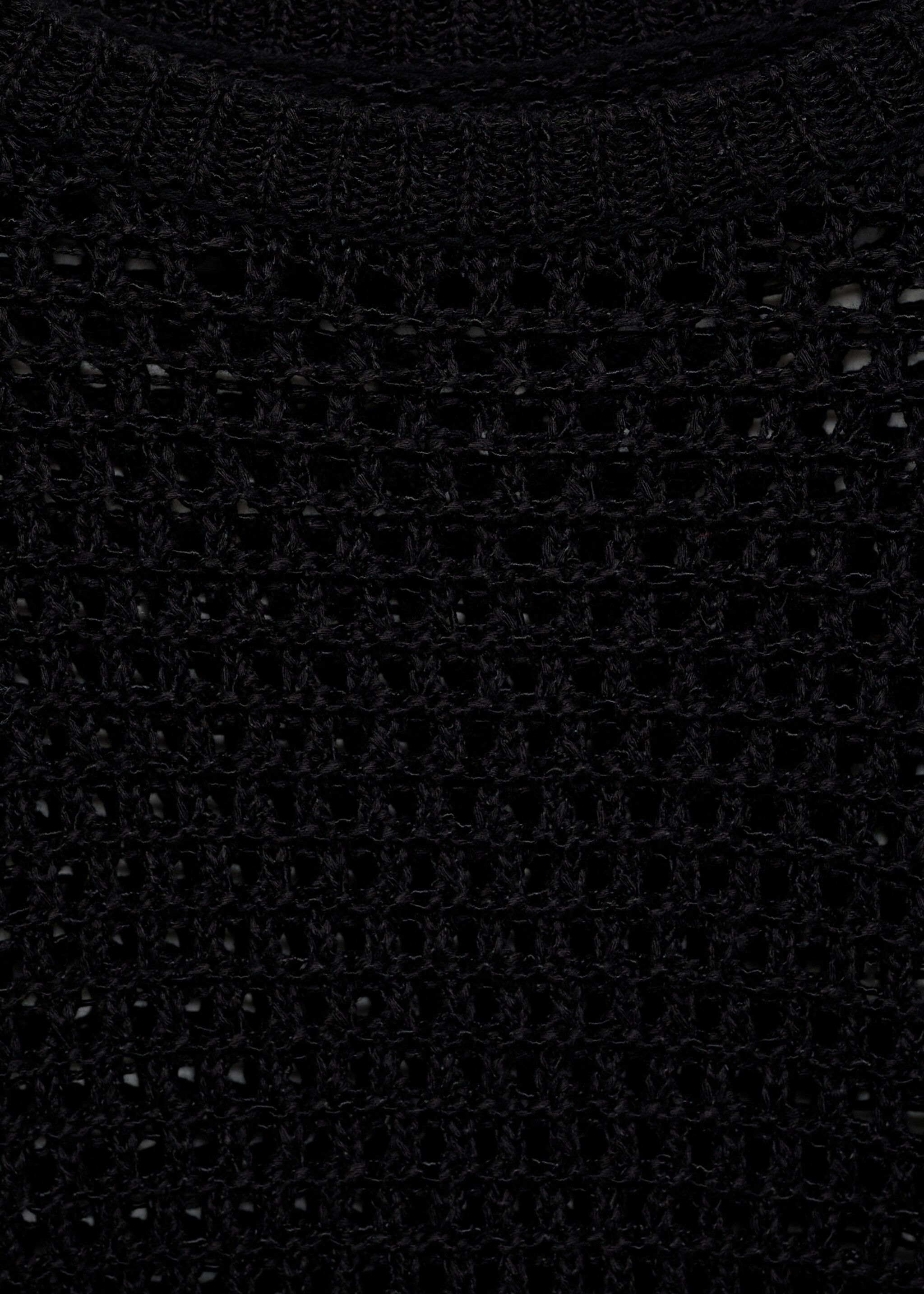 Jersei ganxet màniga curta - Detall de l'article 8, Negre. Ref: 87097171-00.