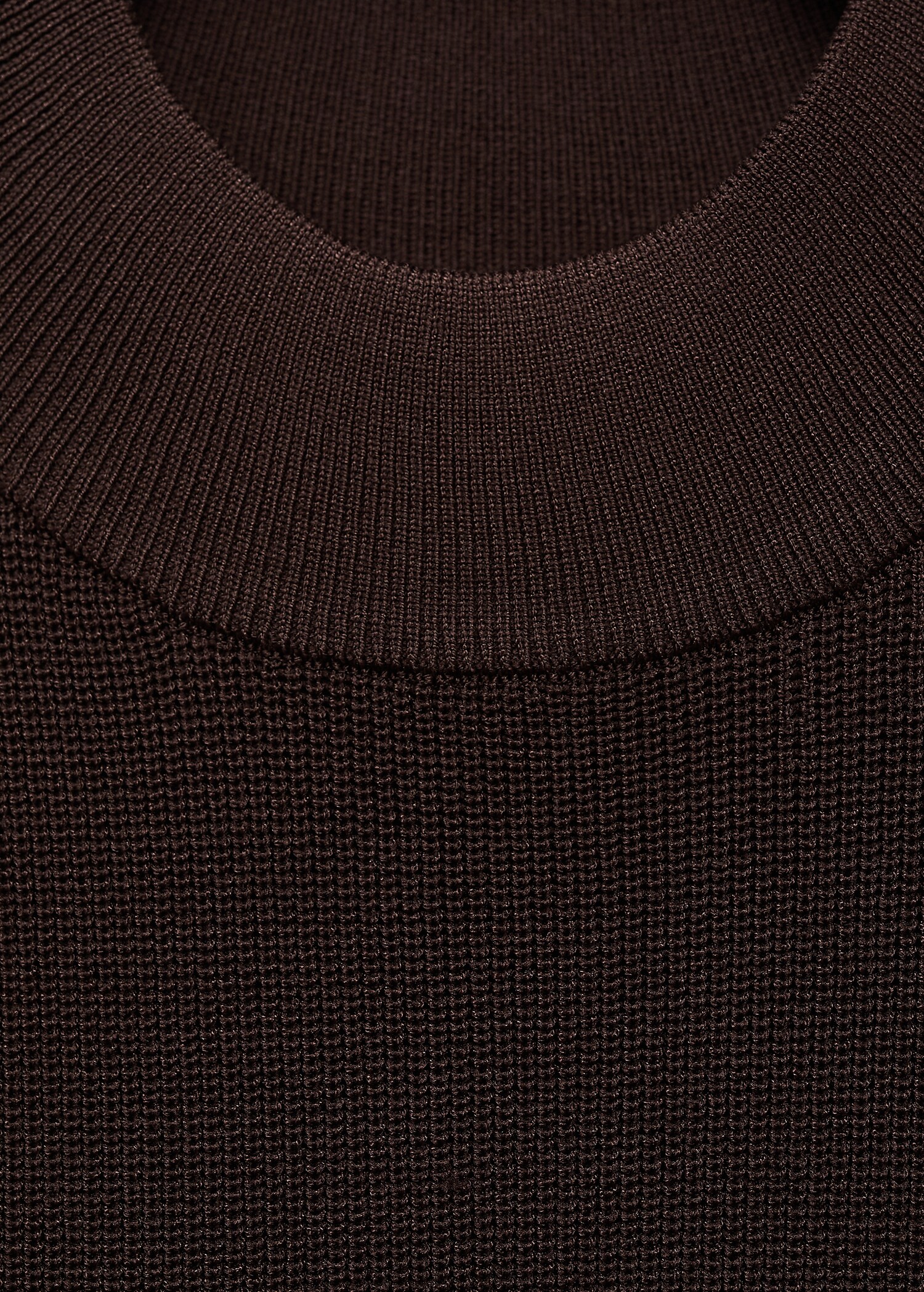 Perkins-neck knitted dress - Details of the article 8