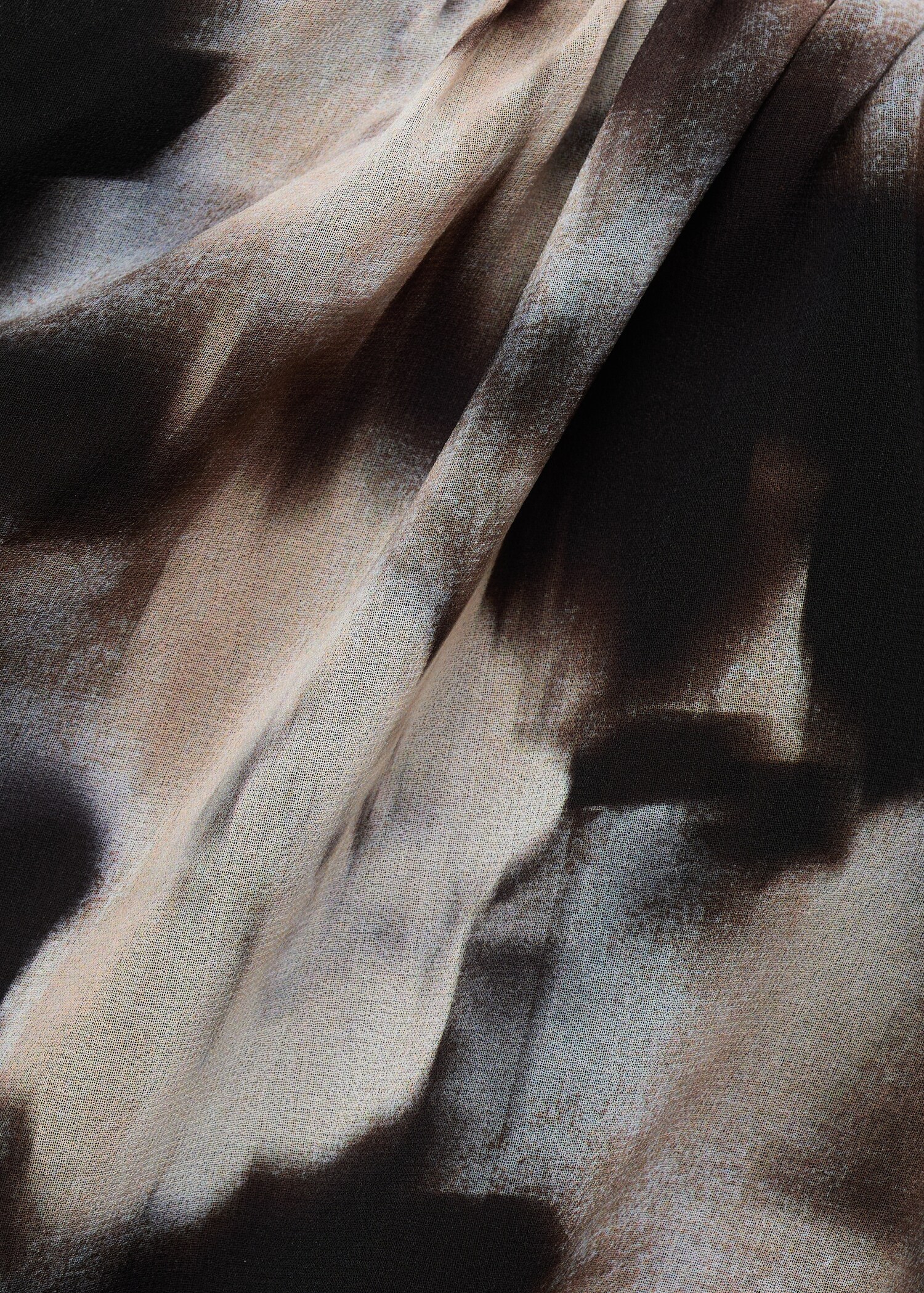 Floral-print draped dress - Details of the article 8