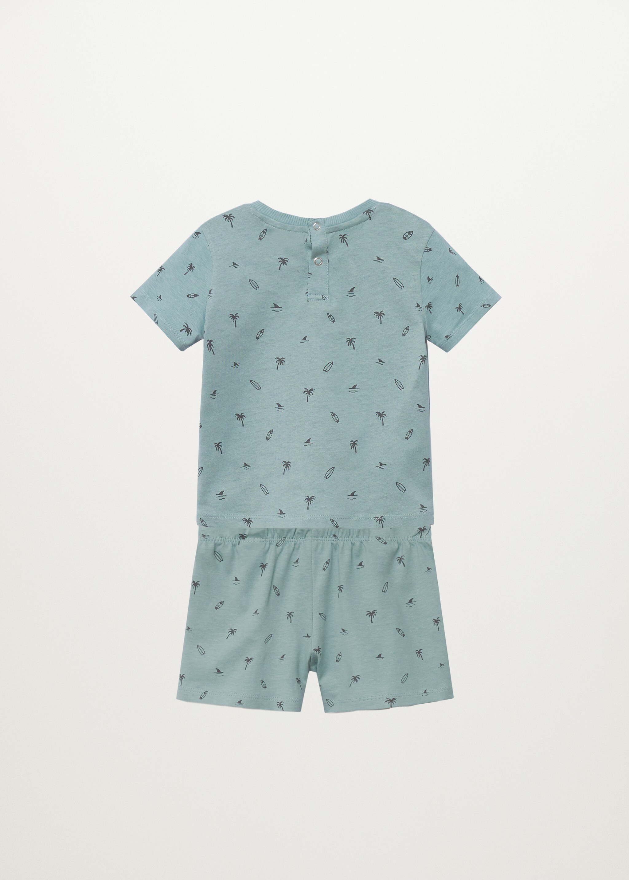 Pijama algodón estampado - Reverso del artículo