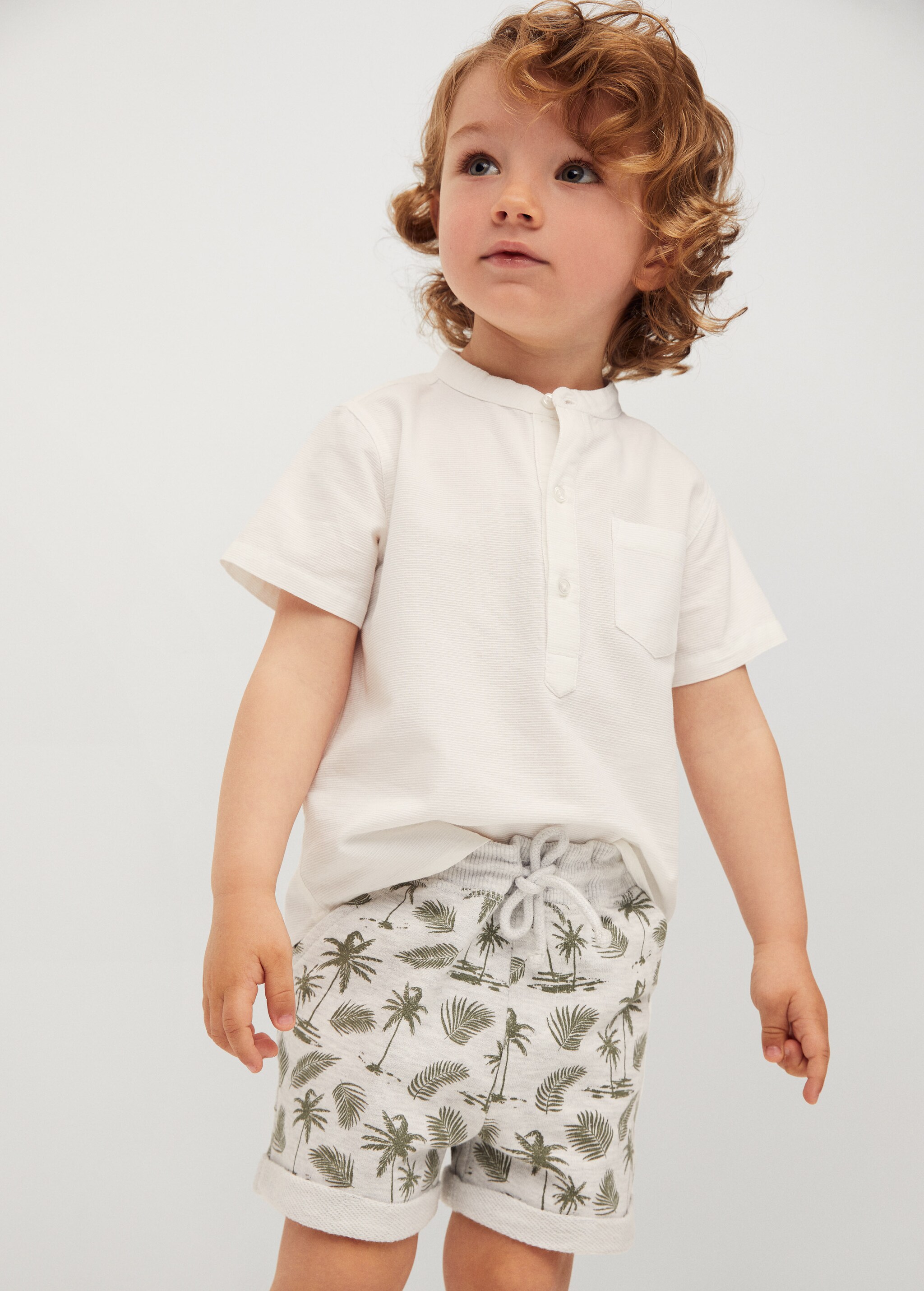Shorts algodón estampados - Plano medio