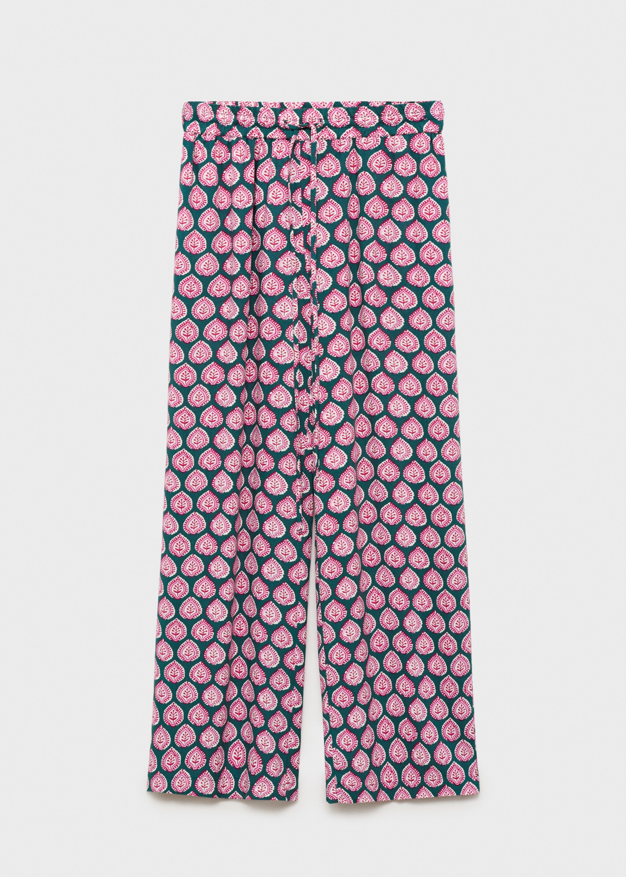 Παντελόνι ίσια γραμμή τύπωμα - Προϊόν χωρίς μοντέλο, Πράσινο Σκούρο. Ref: 87097680-00.