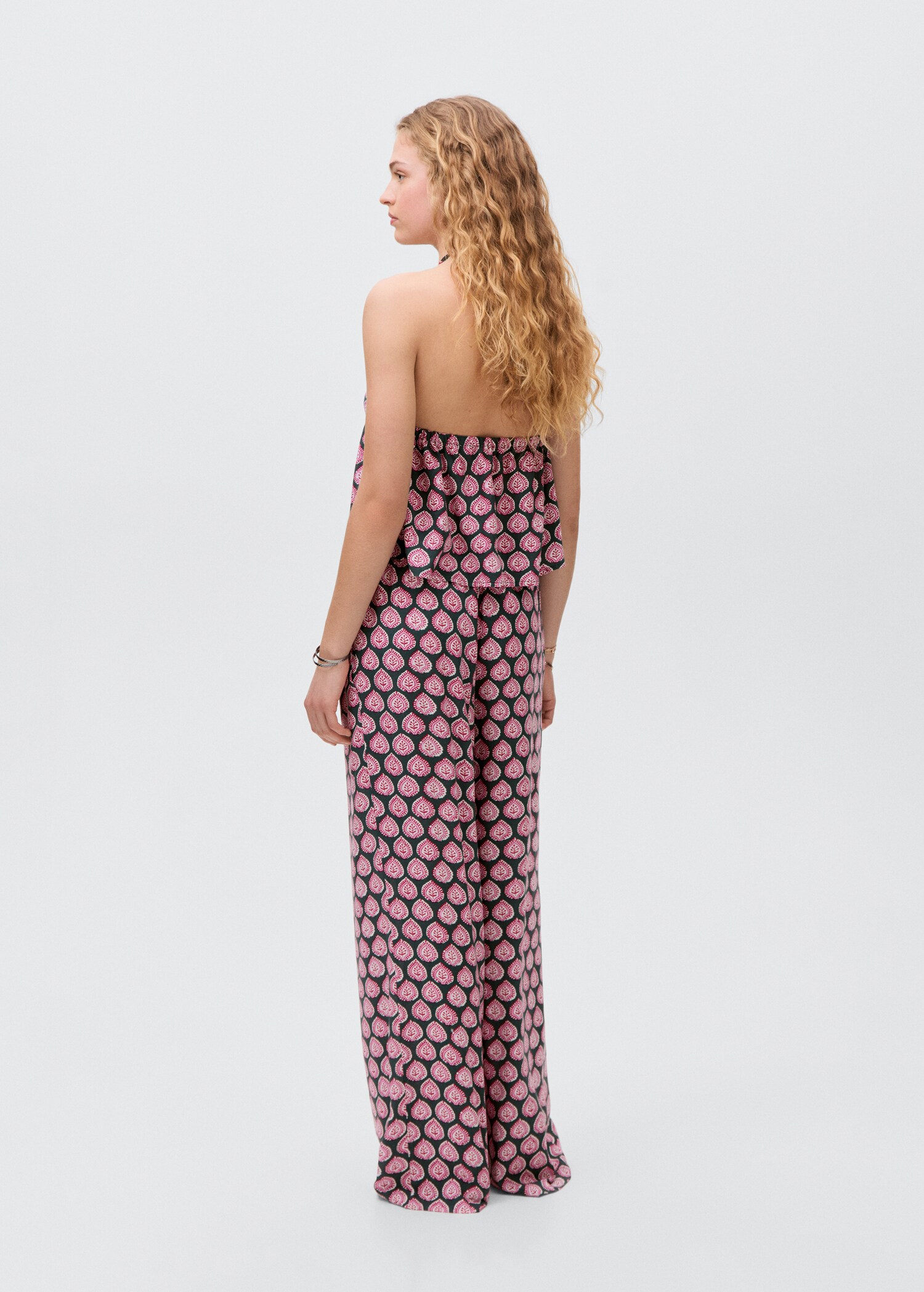 Παντελόνι ίσια γραμμή τύπωμα - Πίσω όψη προϊόντος