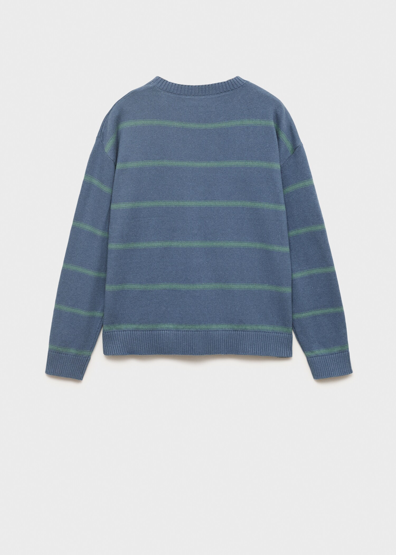 Striped cotton-blend sweater - Reverse of the article