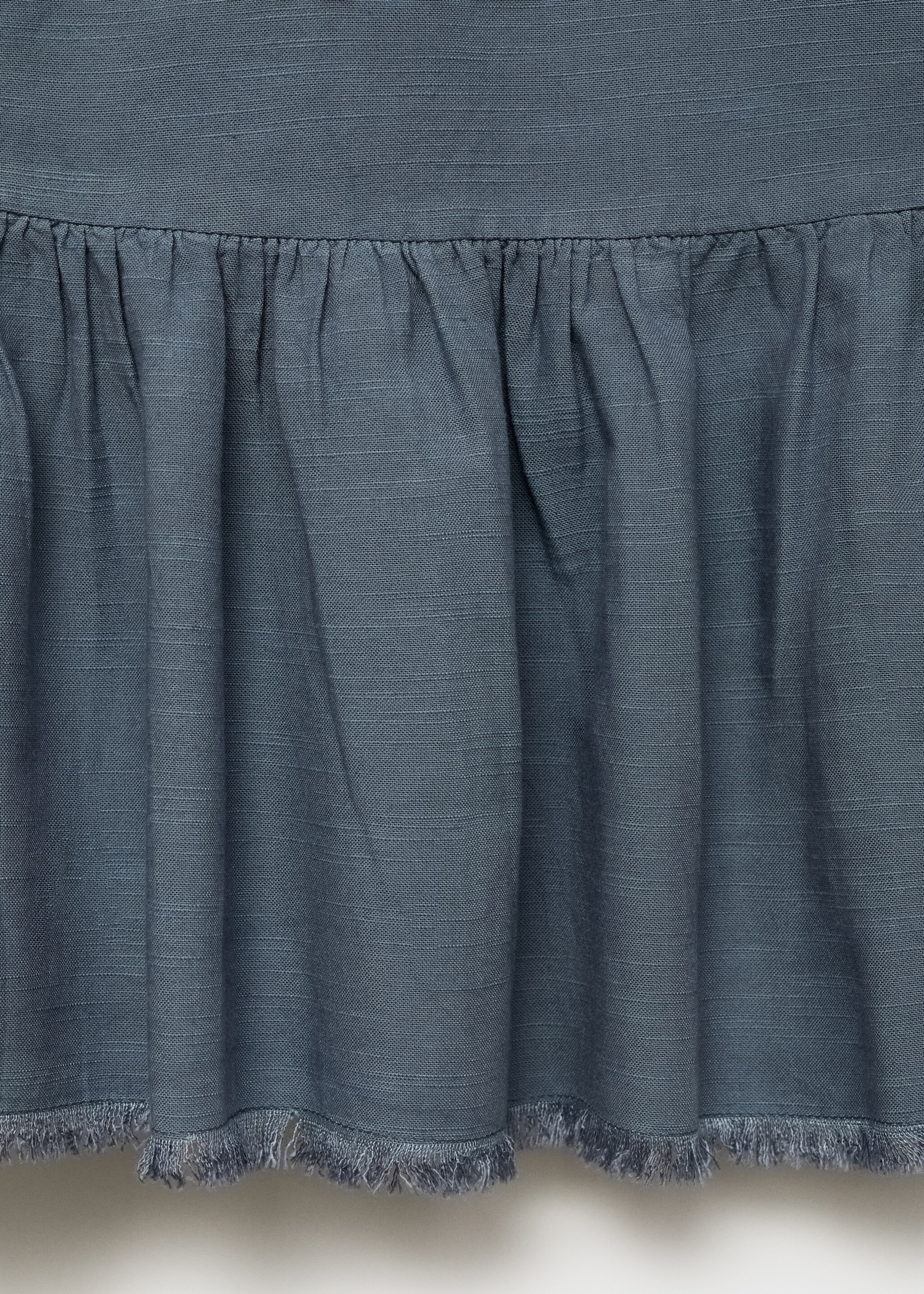 Langer Volantrock - Detail des Artikels 0, Blau. Ref: 87097700-00.