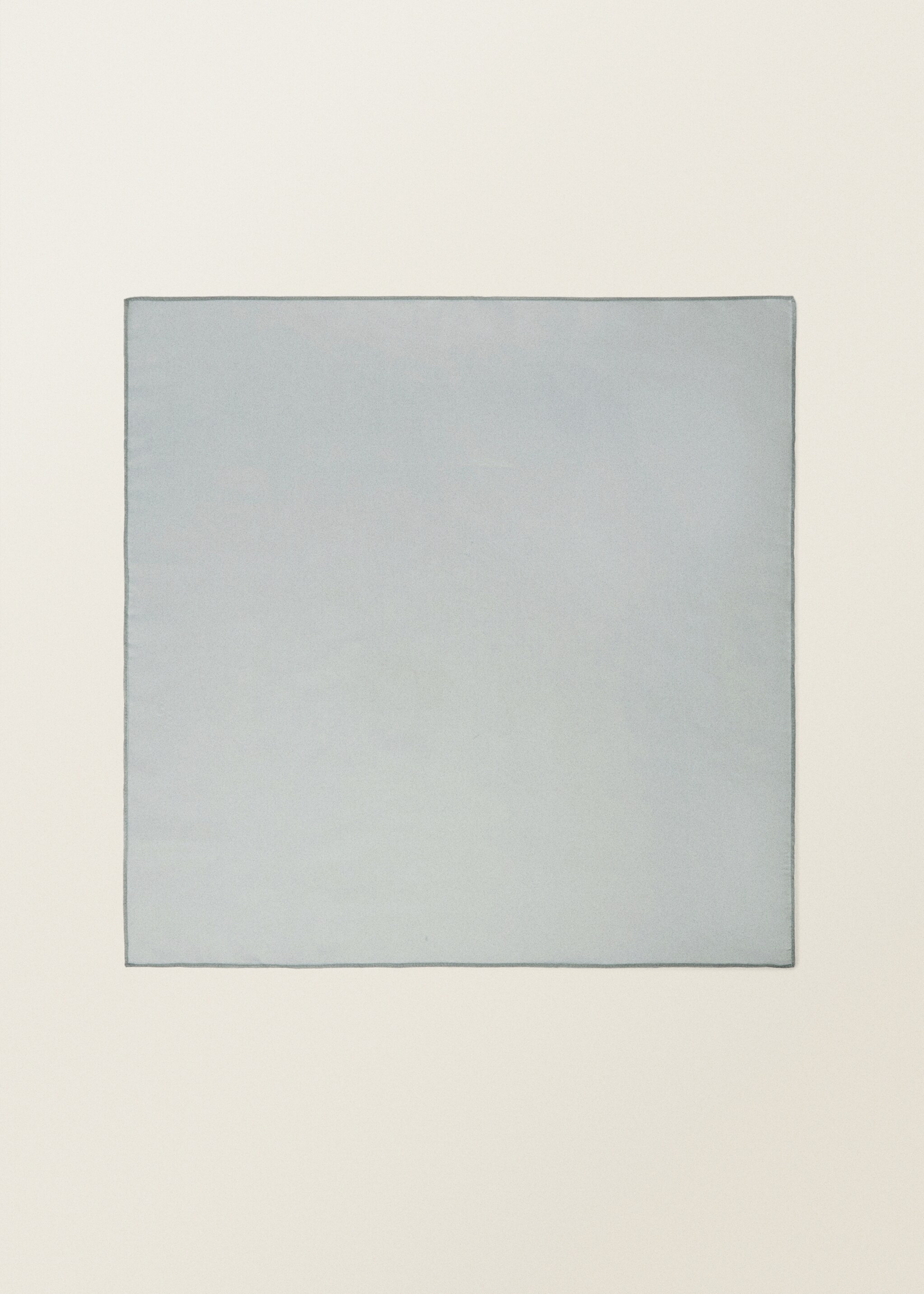 Effen chiffon sjaaltje - Artikel zonder model, Grijs. Ref: 87097709-00.