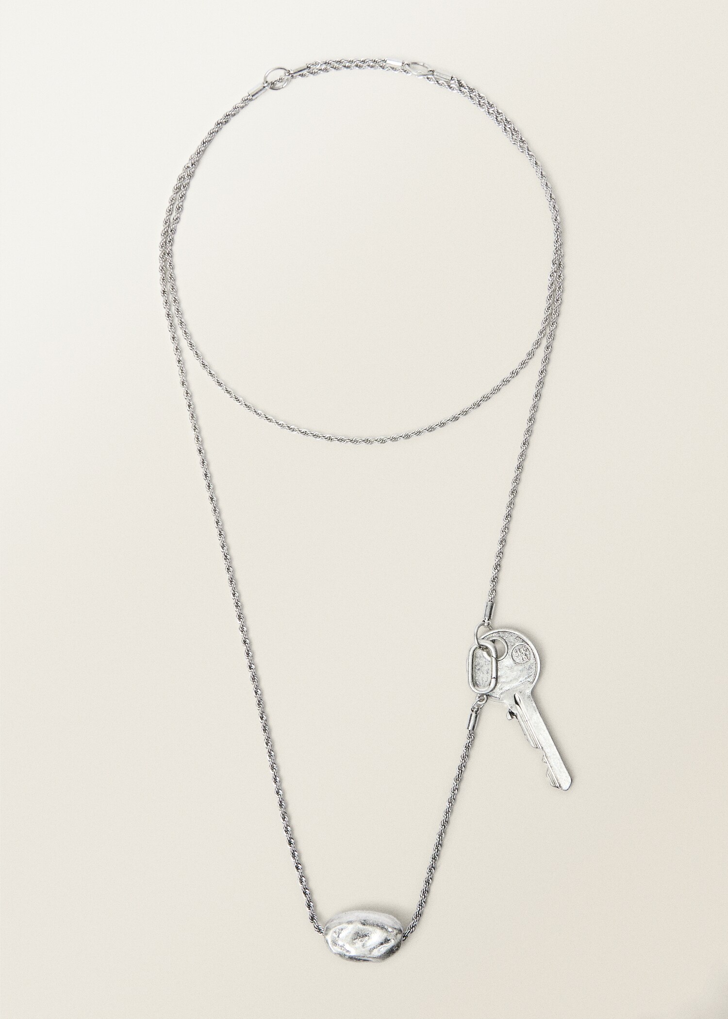 Key necklace with beads - Article without model