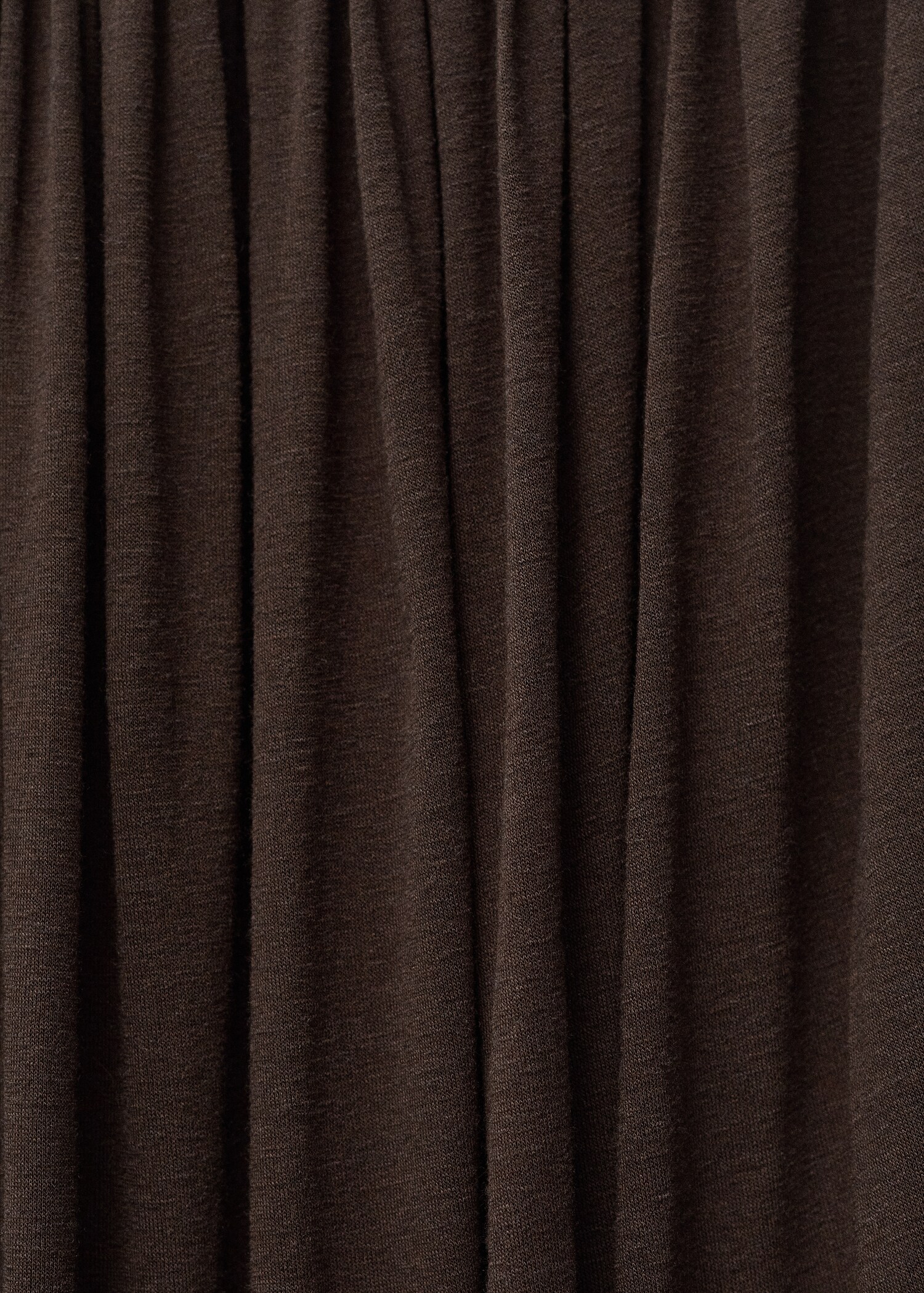 Jupe en laine mélangée avec ourlet bouffant - Détail de l'article 0