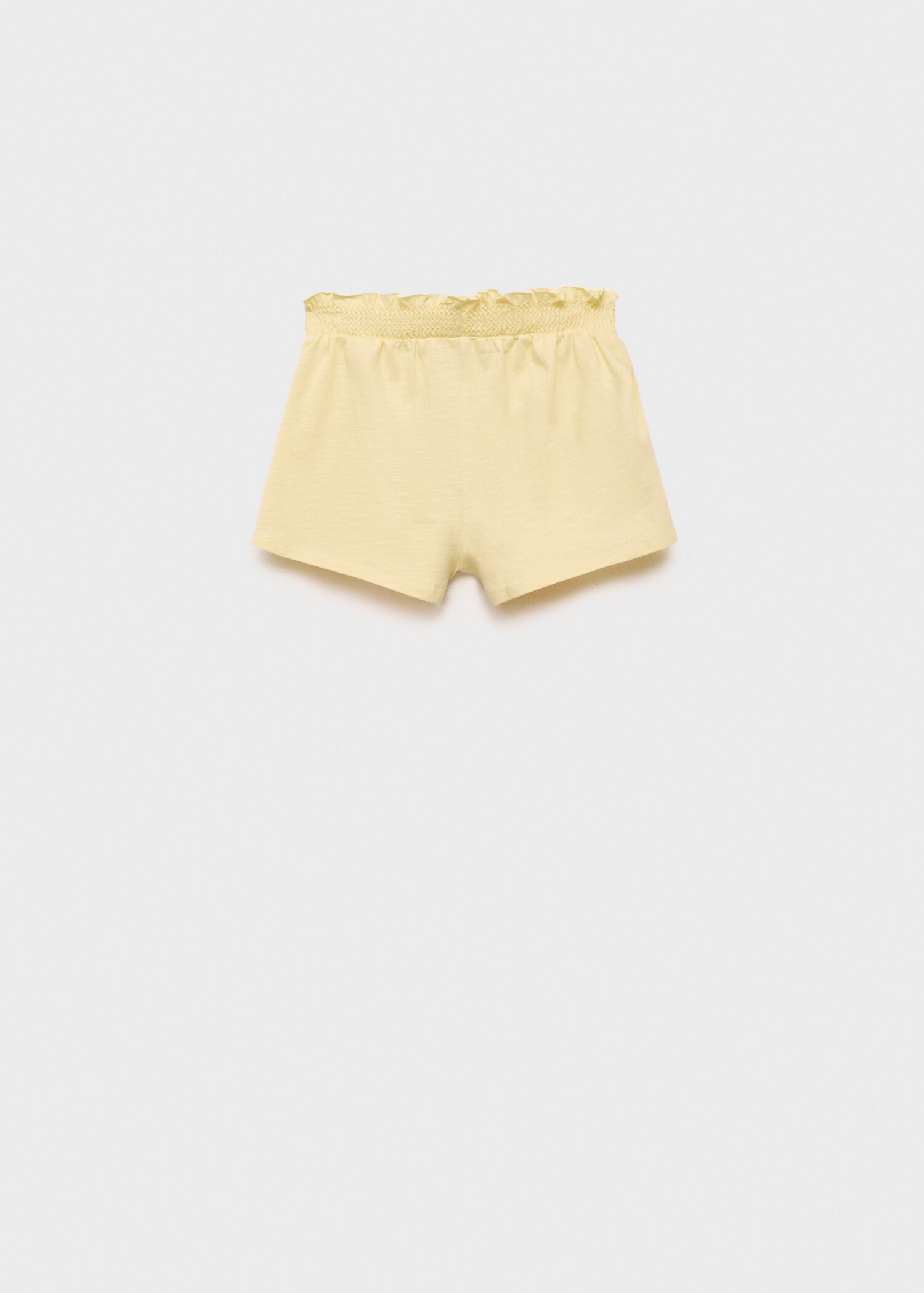 Ruffled shorts - Reverse of the article