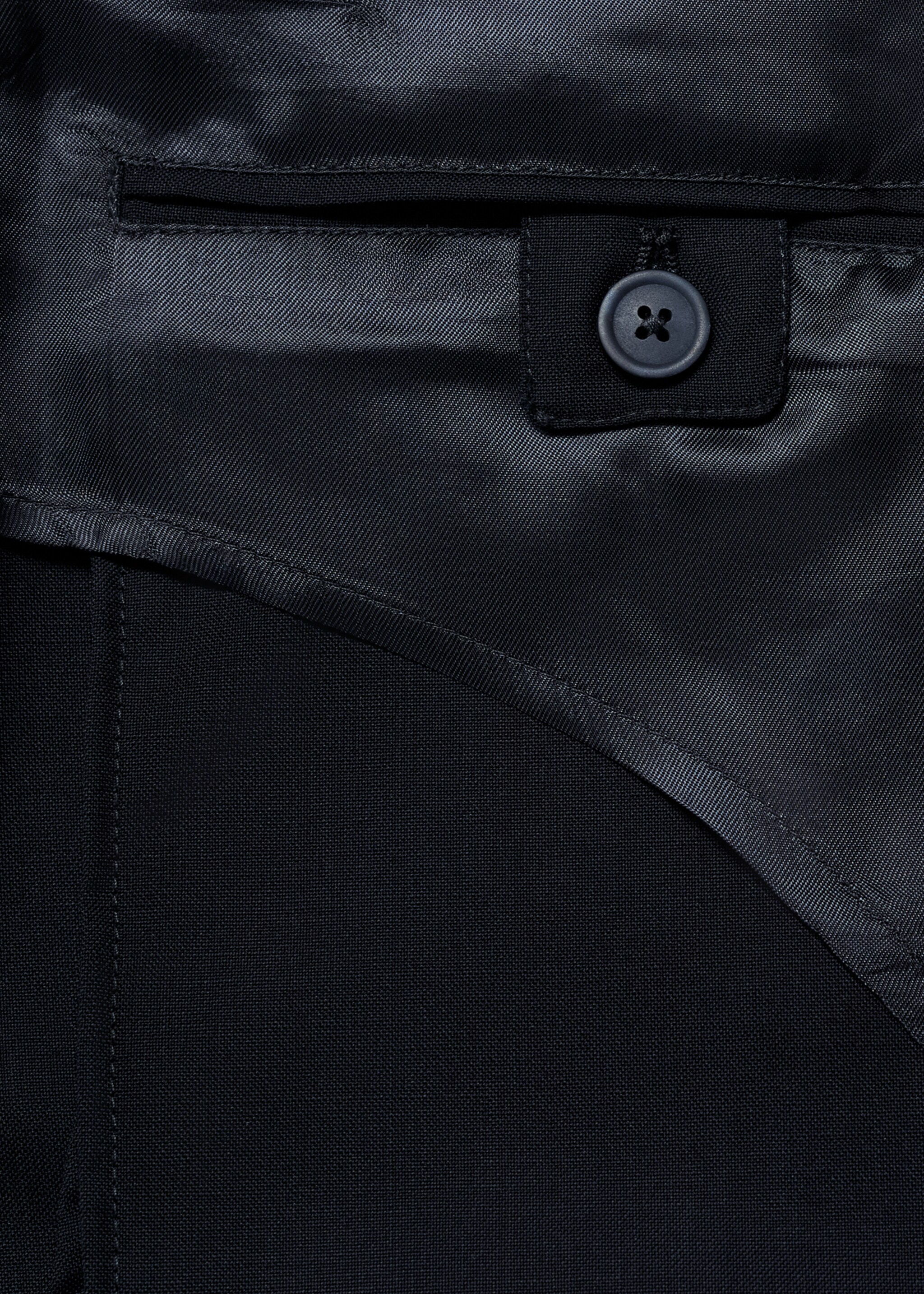 Jaqueta coll camiser llana freda - Detall de l'article 0, Blau marí fosc. Ref: 87097892-00.