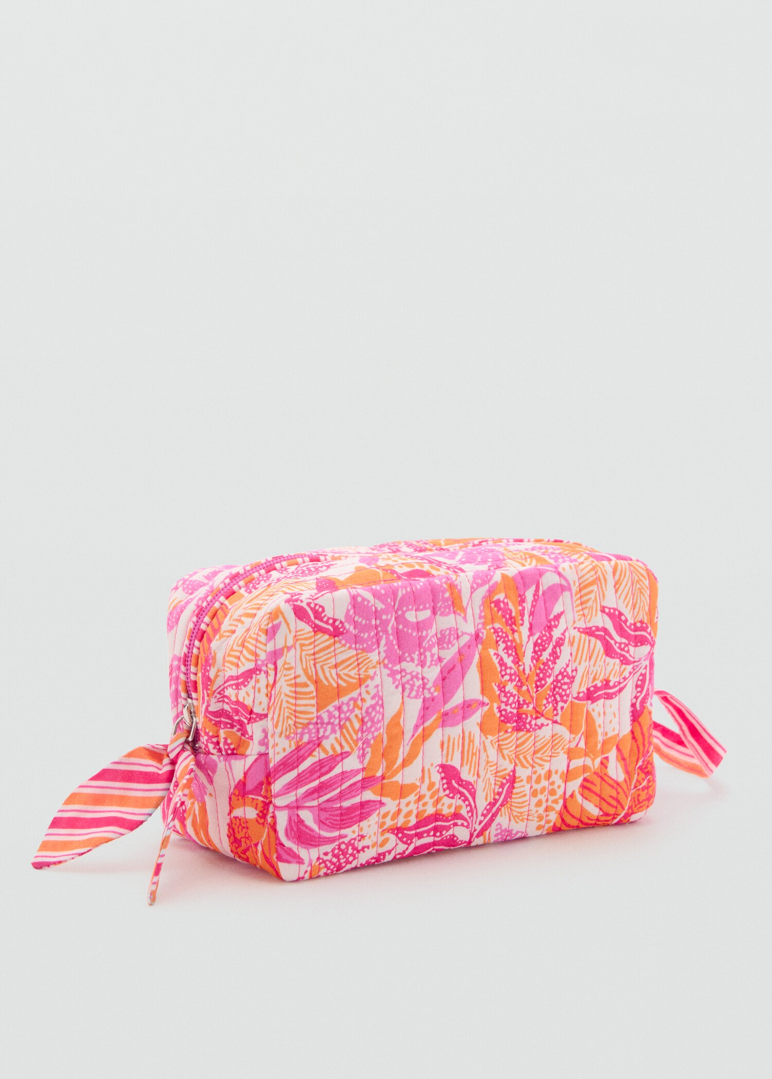 Trousse de toilette matelassée imprimée - Plan moyen