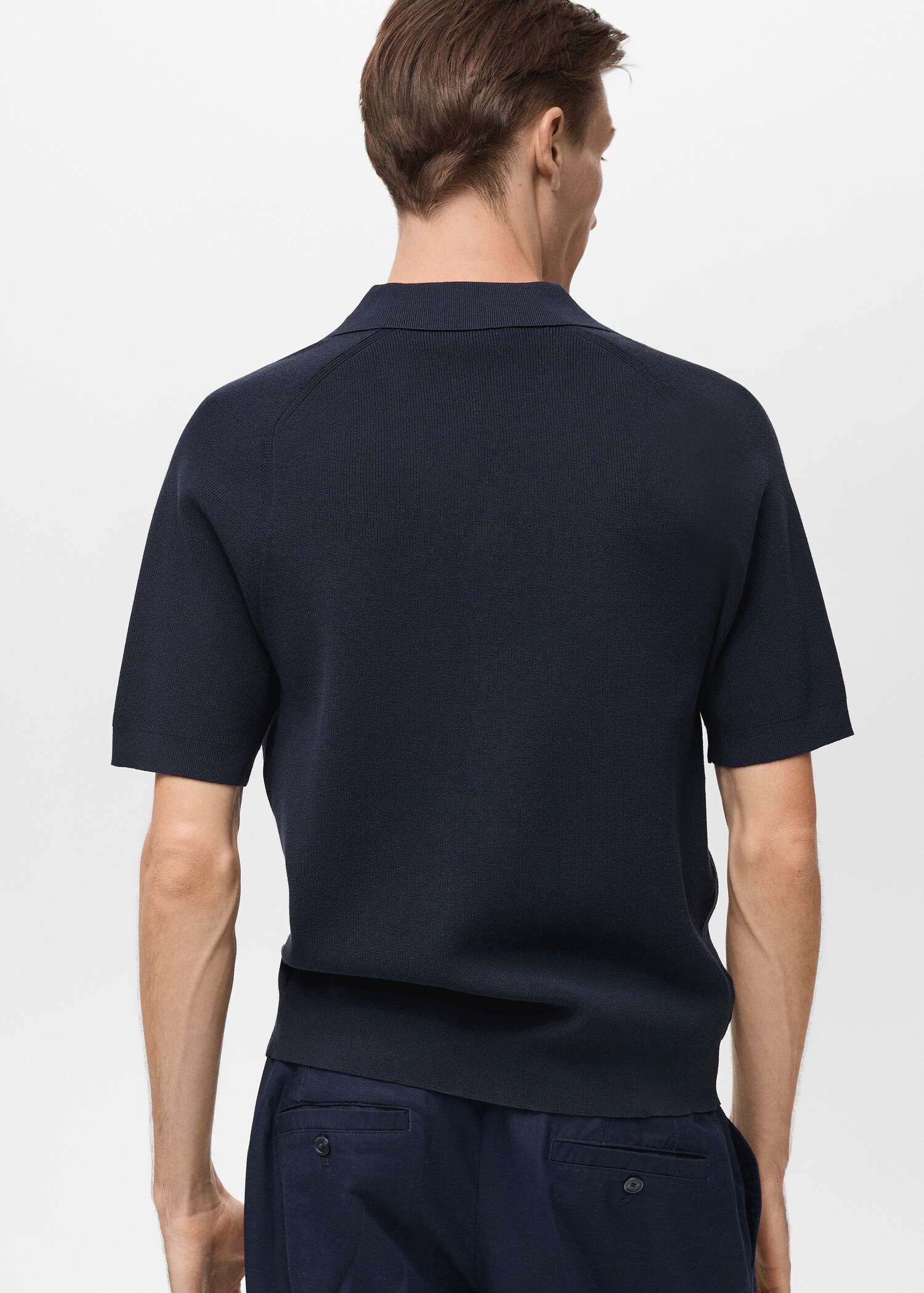 Fine knit shirt - Reverse of the article