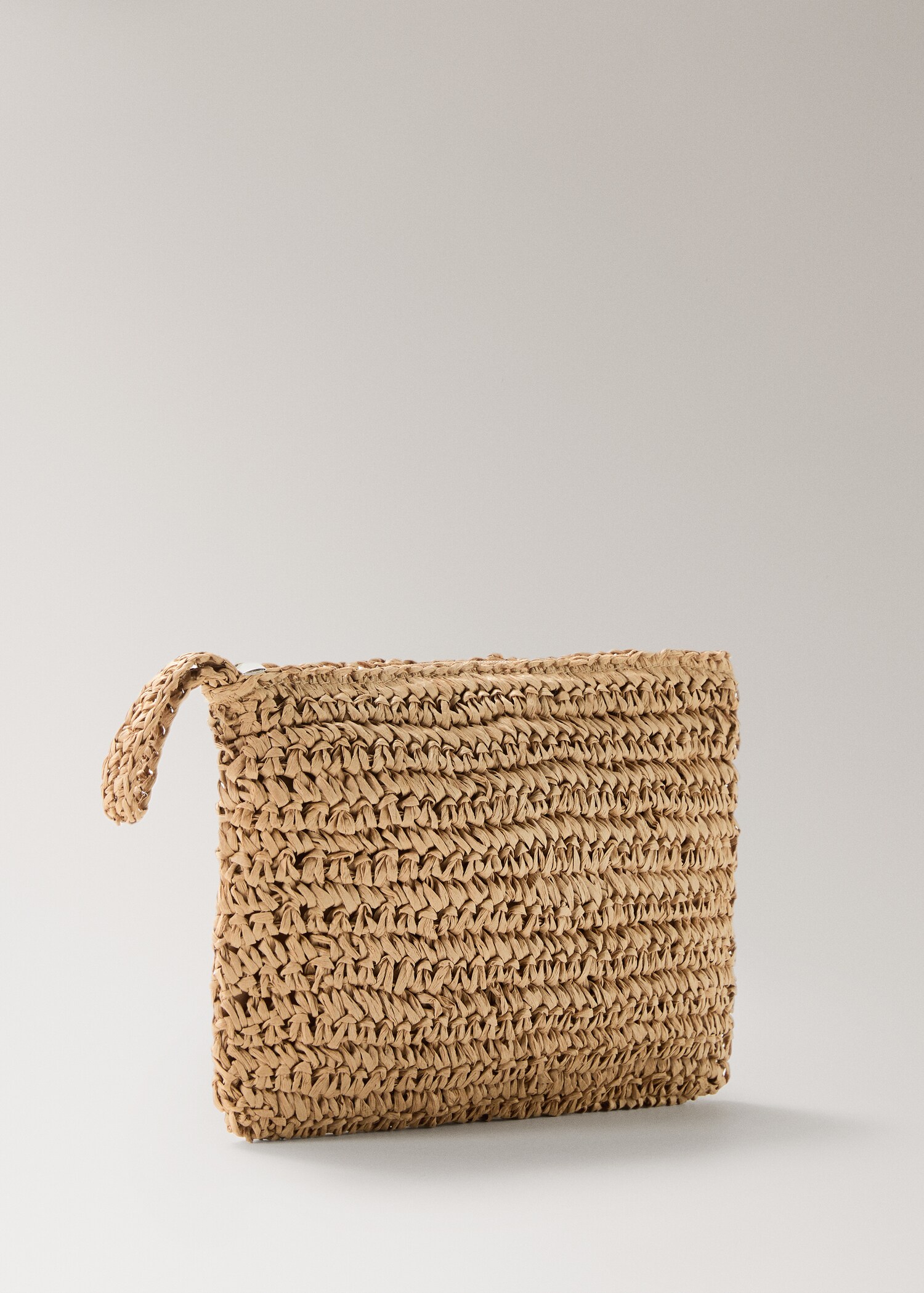 Natural fibre toiletry bag with zip - Details of the article 8