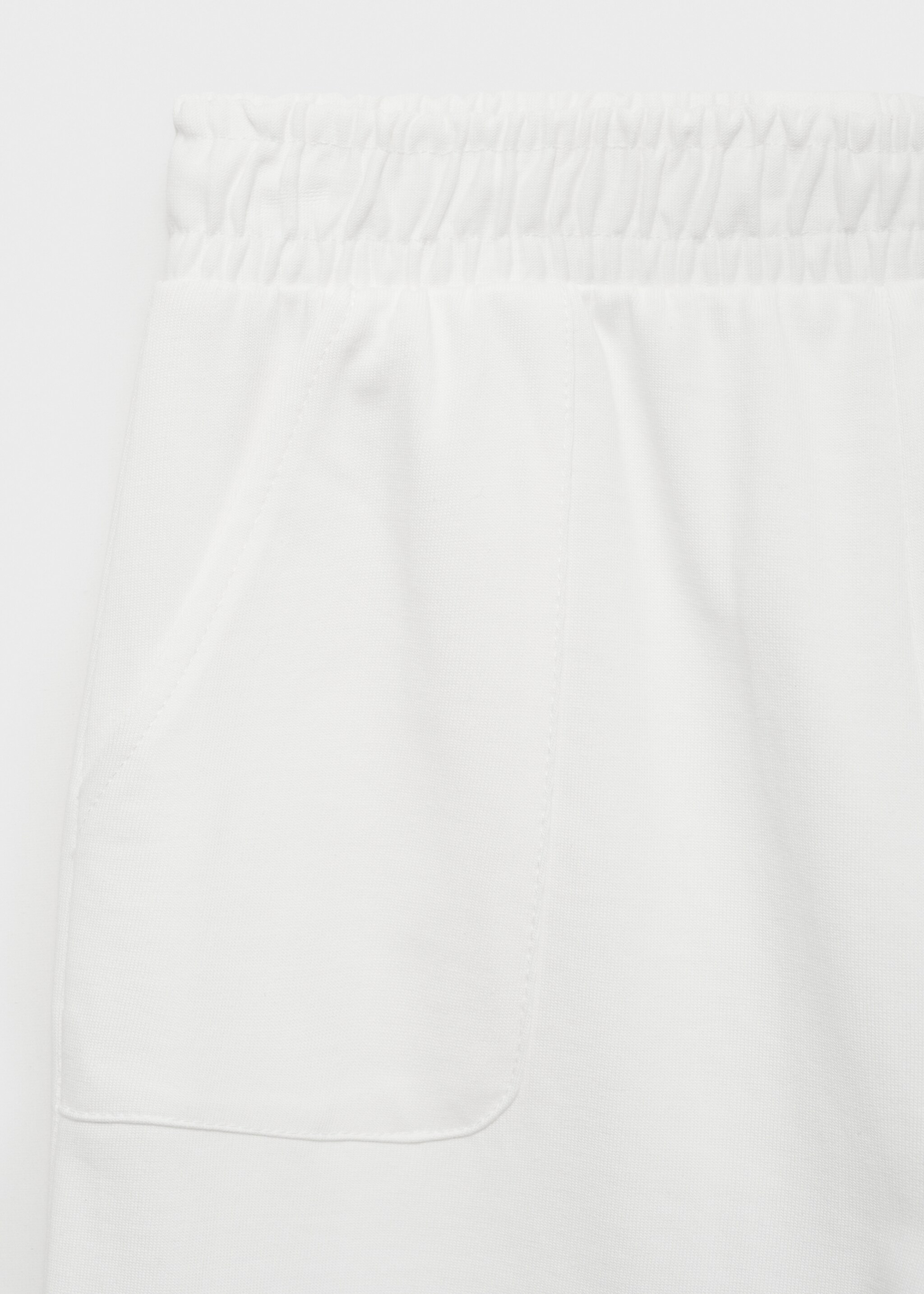 Elastic waist trousers - Details of the article 8, Off White. Ref: 87098263-00.