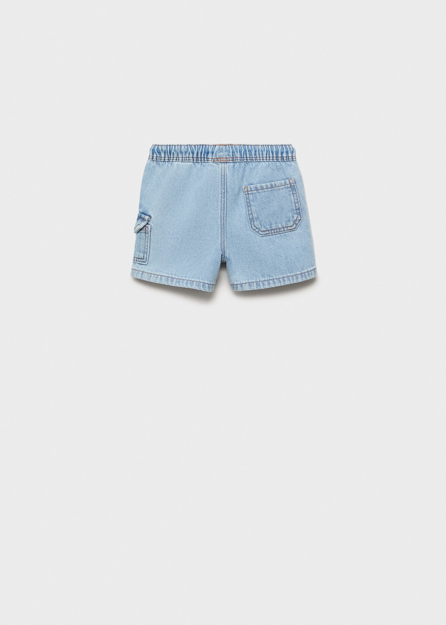 Denim cargo shorts - Reverse of the article