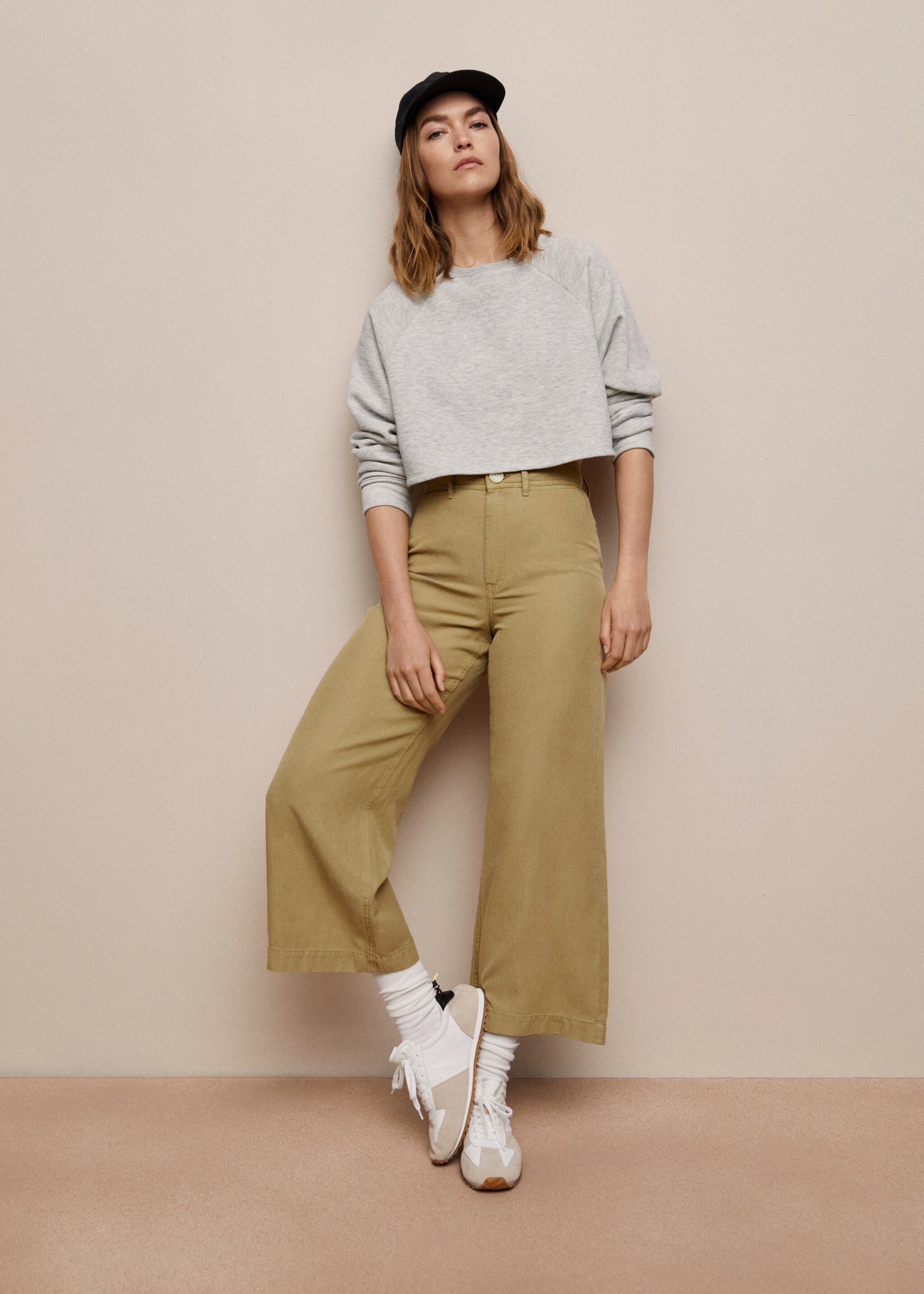 Pantalón culotte algodón lino - Detalle del artículo 5
