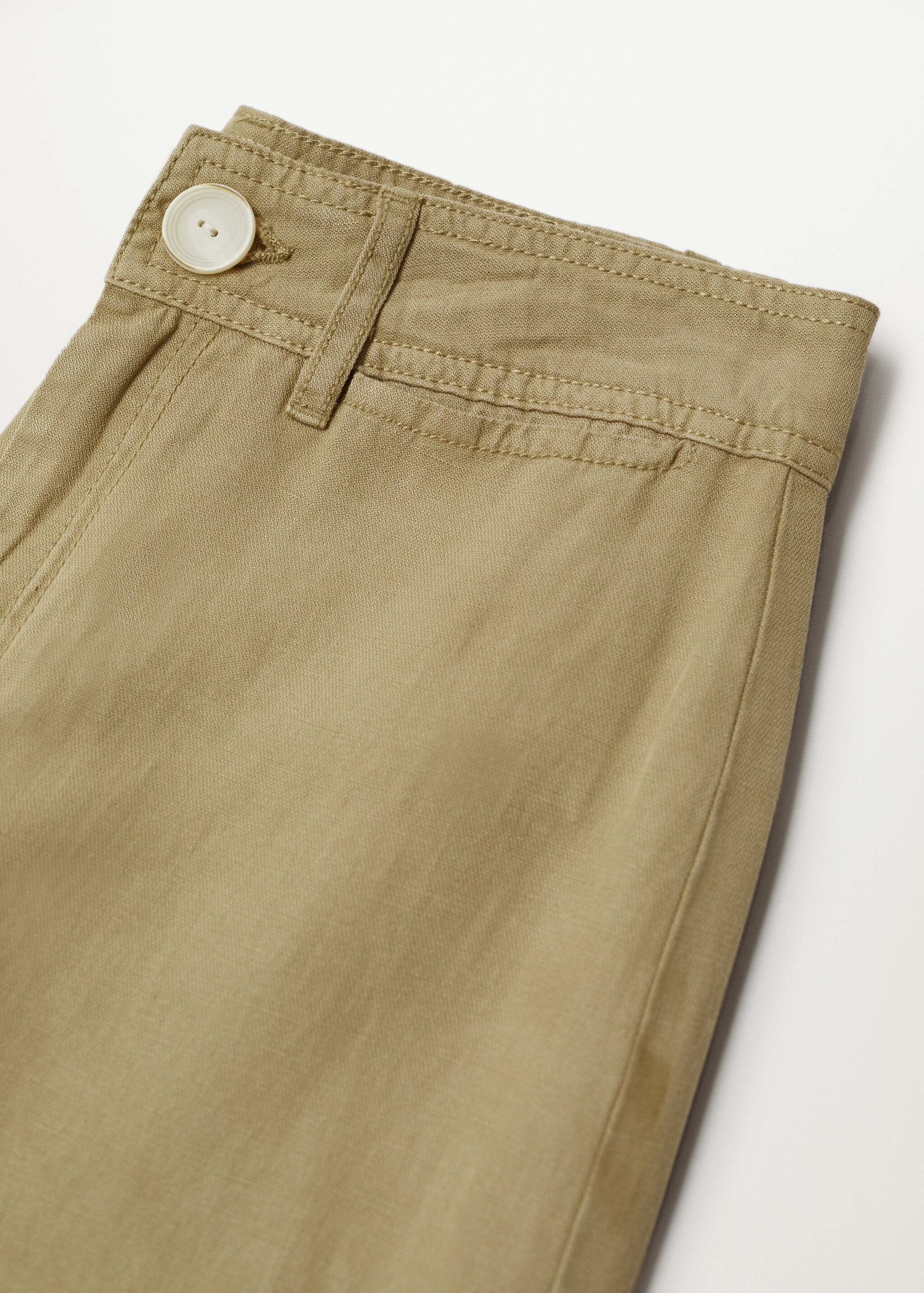 Pantalón culotte algodón lino - Detalle del artículo 8