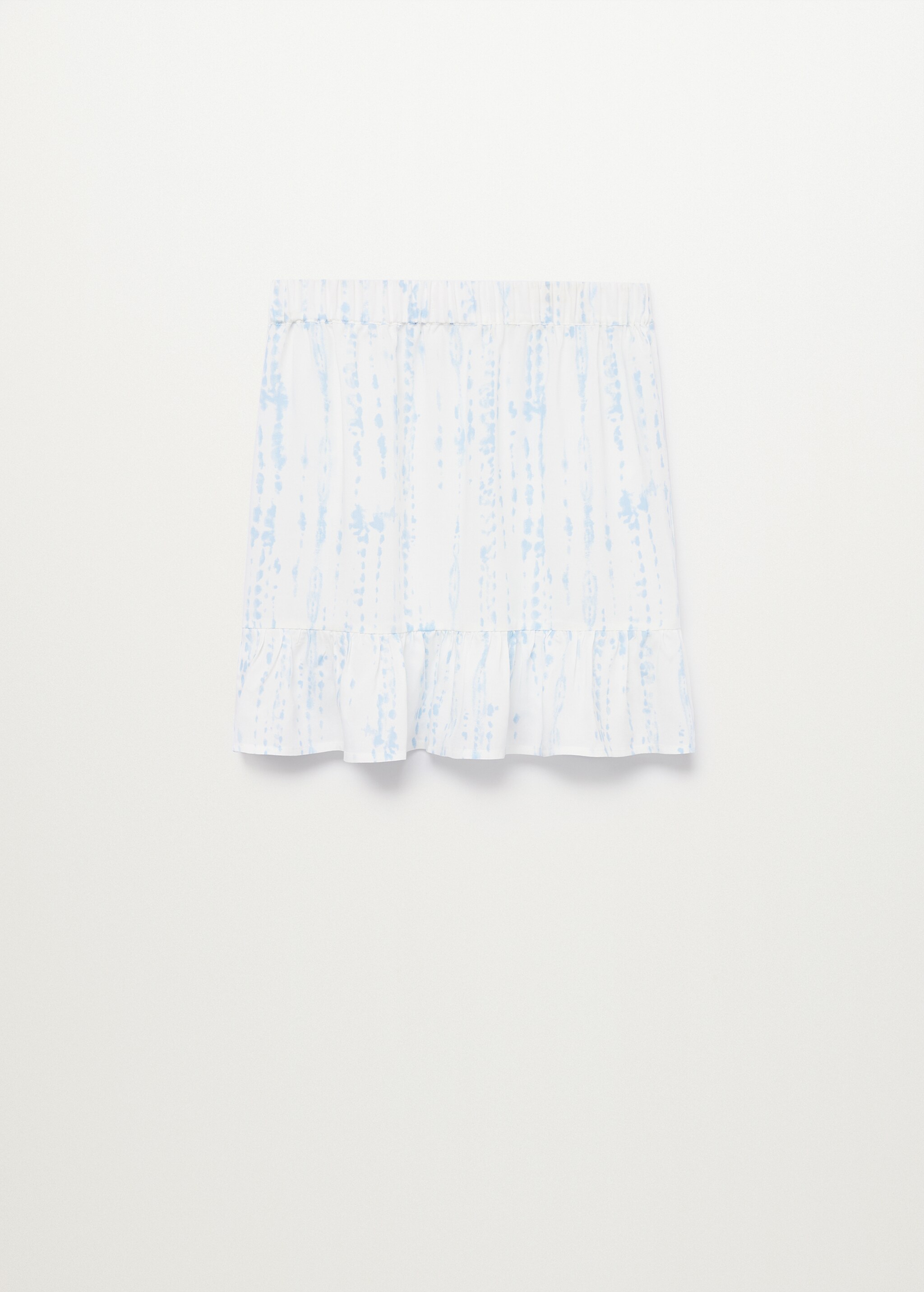 Saia tie-dye com folho - Verso do artigo