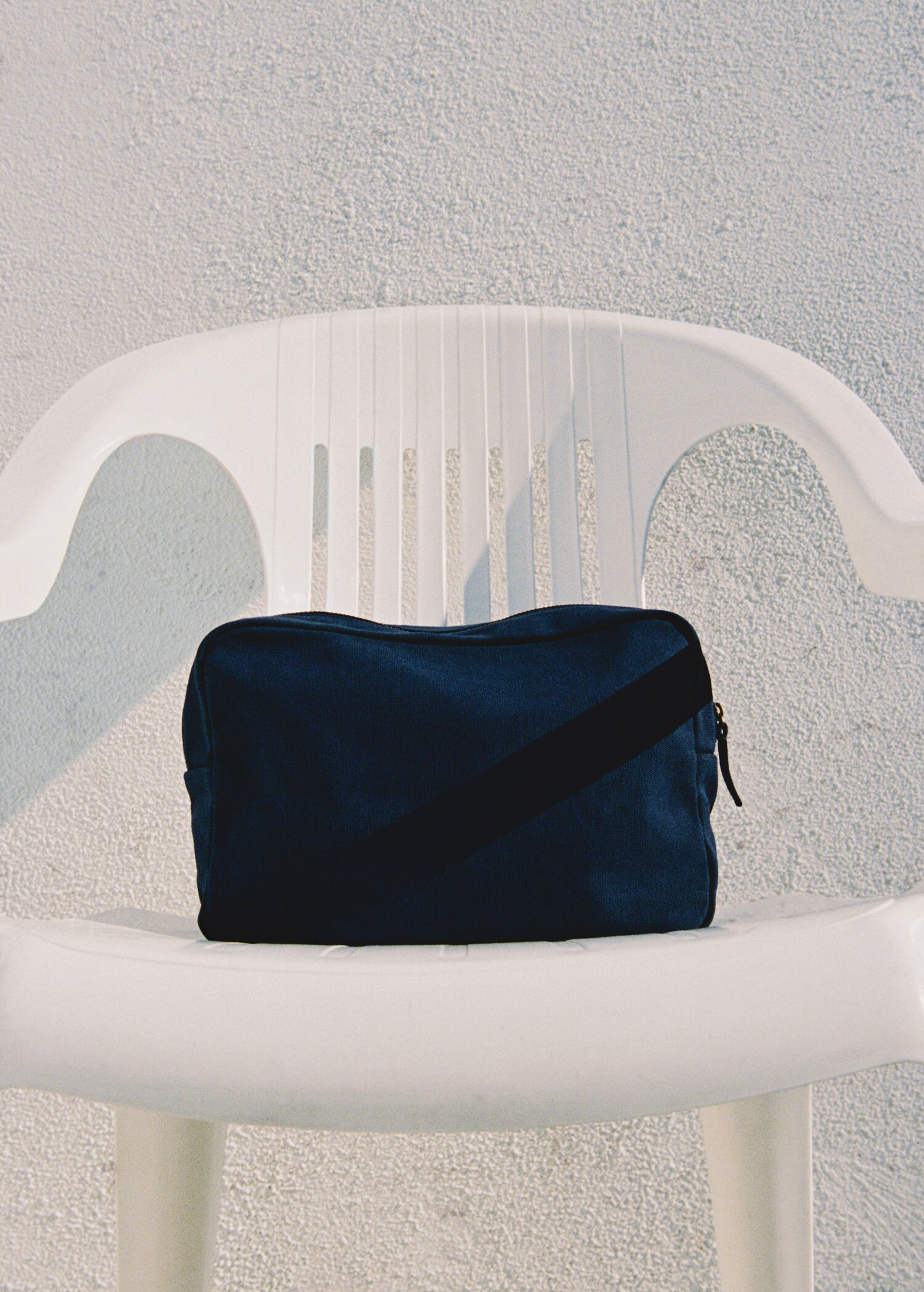 Plain cotton toiletry bag - Details of the article 7