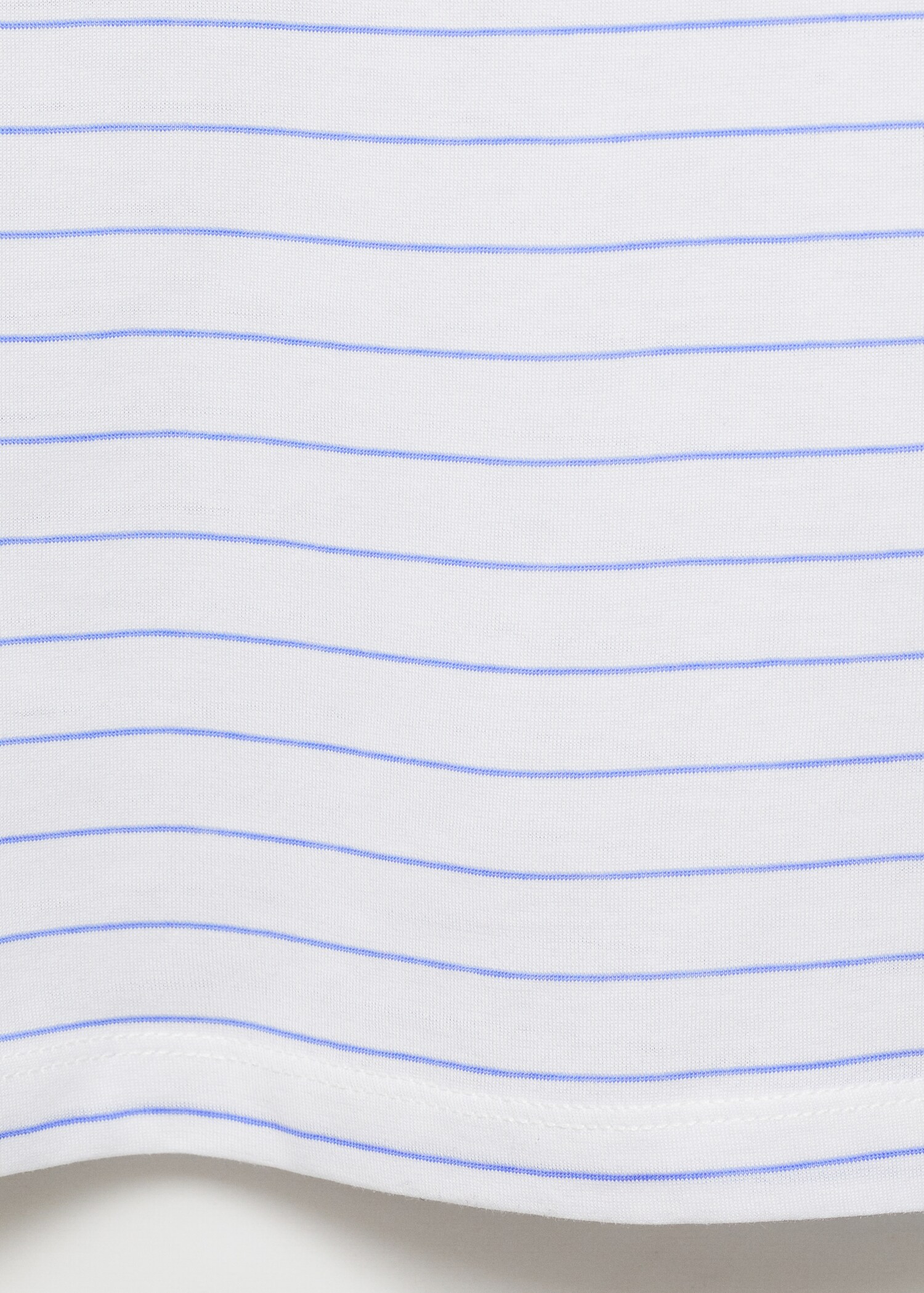 Striped cotton nightdress - Details of the article 0