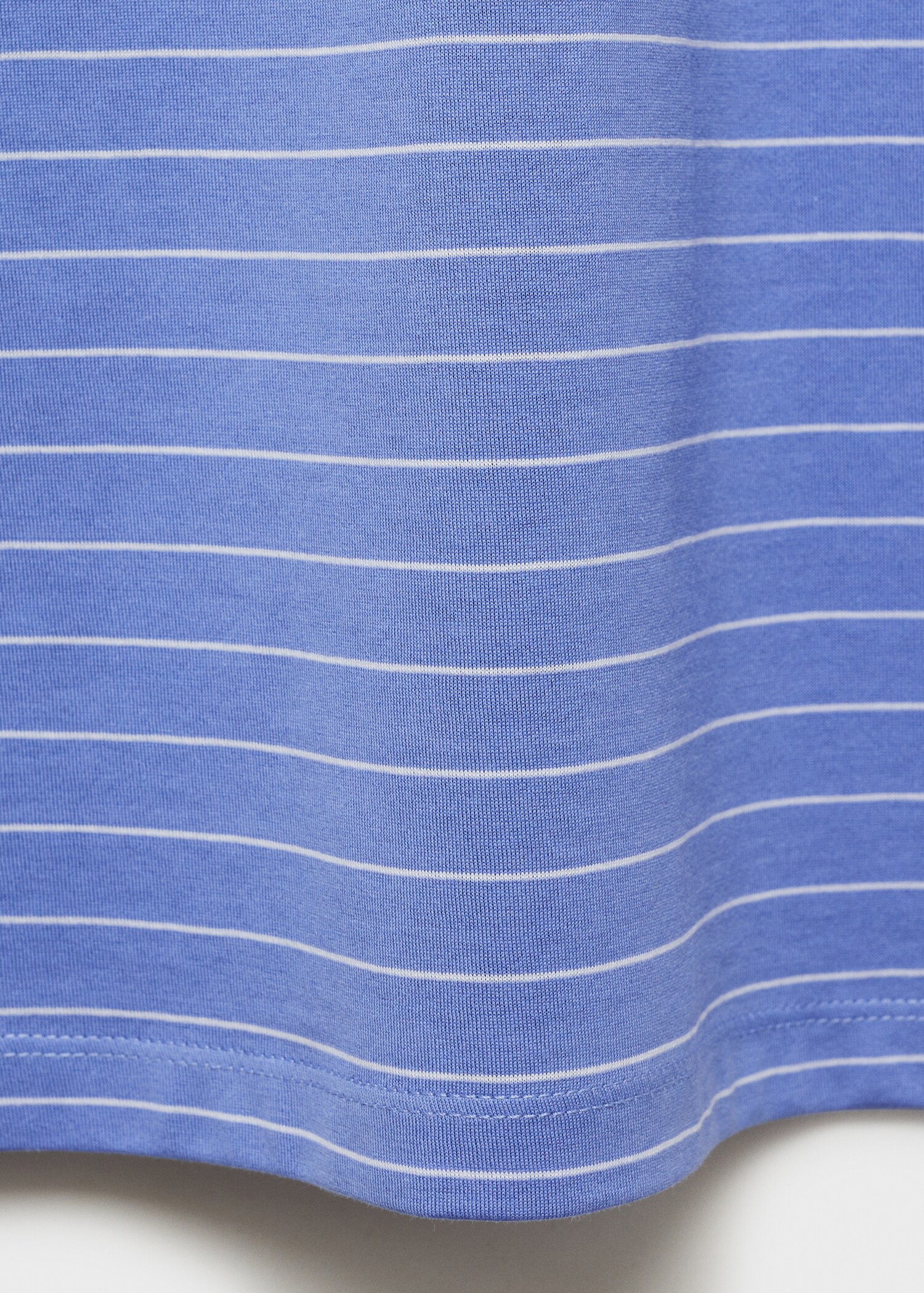 Striped cotton nightdress - Details of the article 0