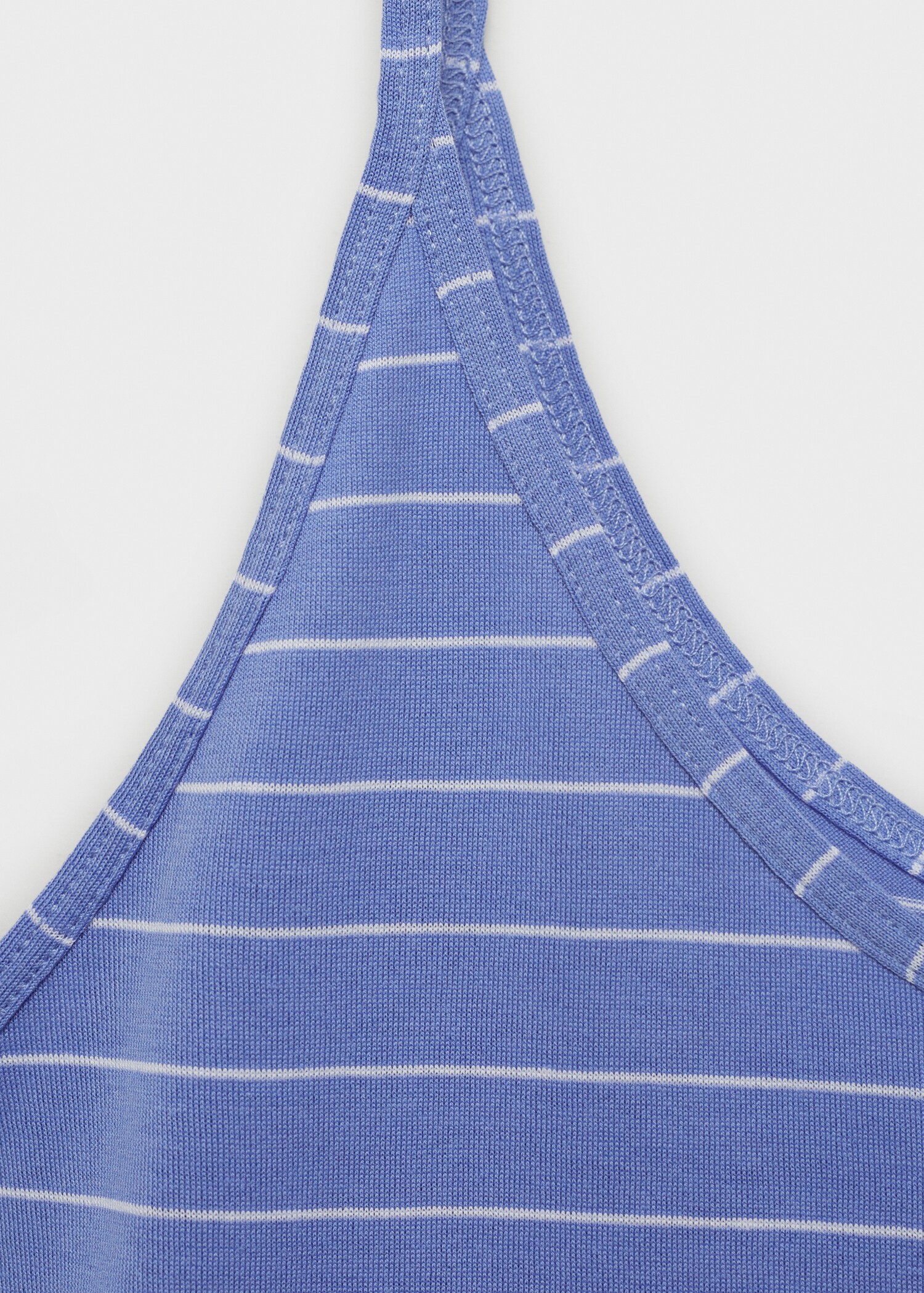 Striped cotton nightdress - Details of the article 8