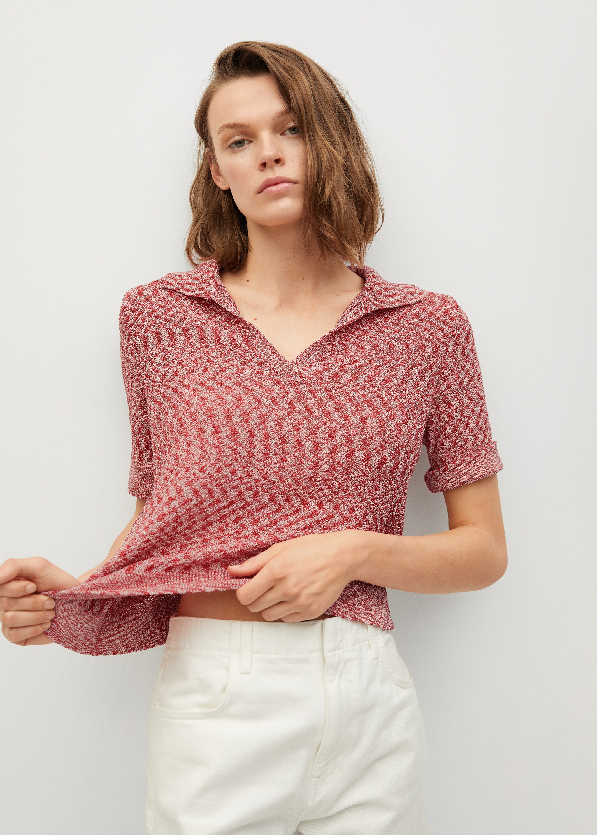 Jersey estilo polo - Plano medio