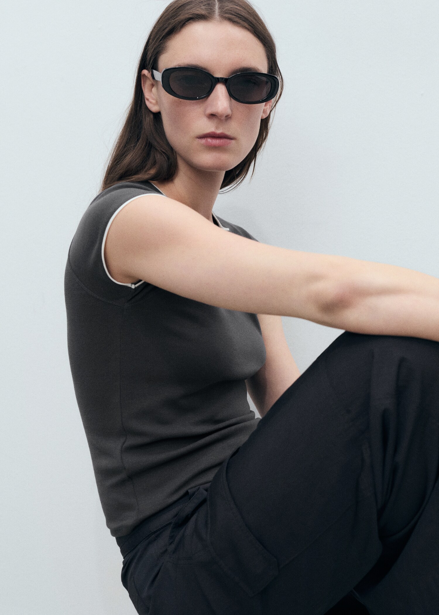 T-shirt coton liserés contrastants - Détail de l'article 2