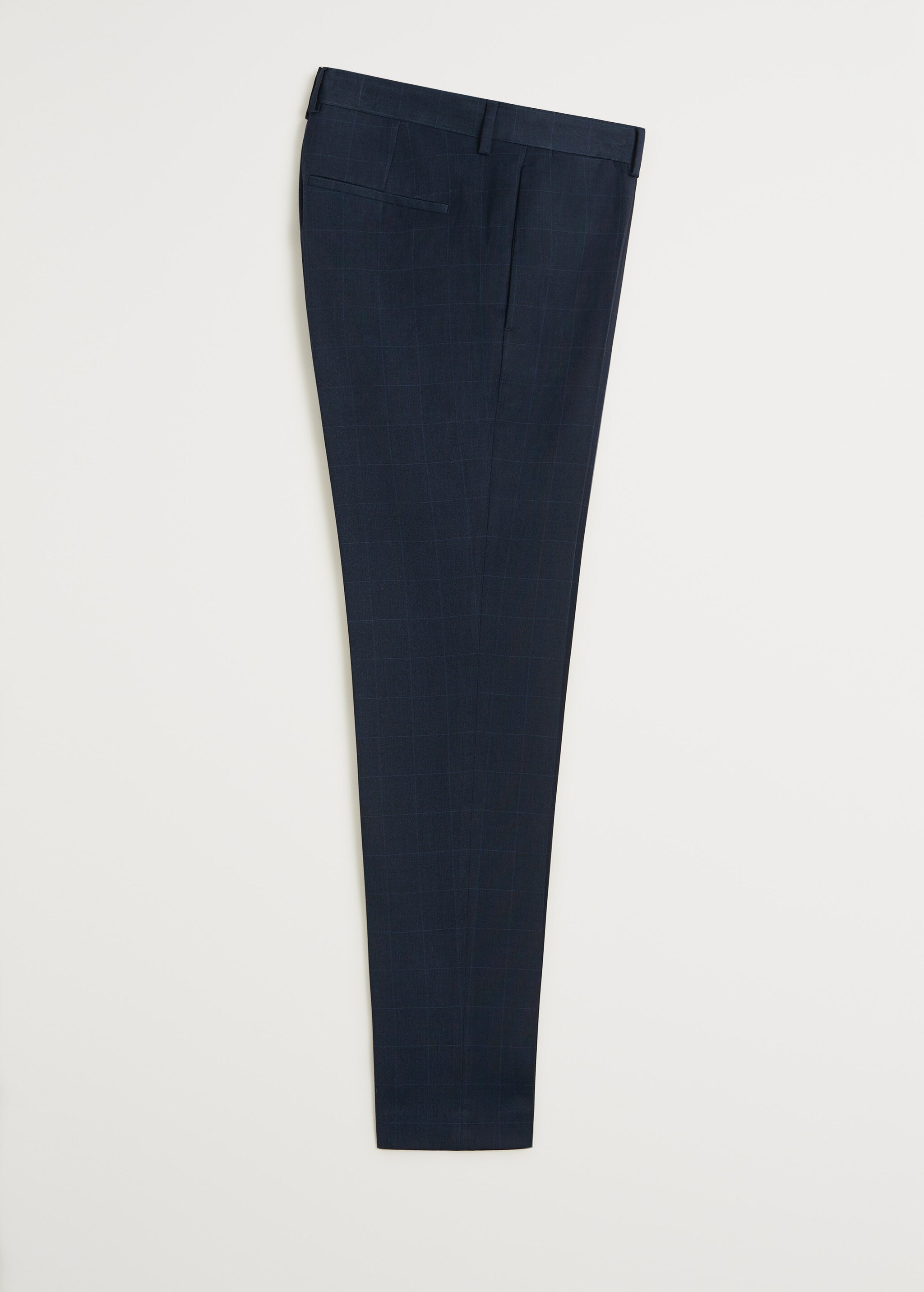 Super slim-fit Tailored check trousers - Article without model