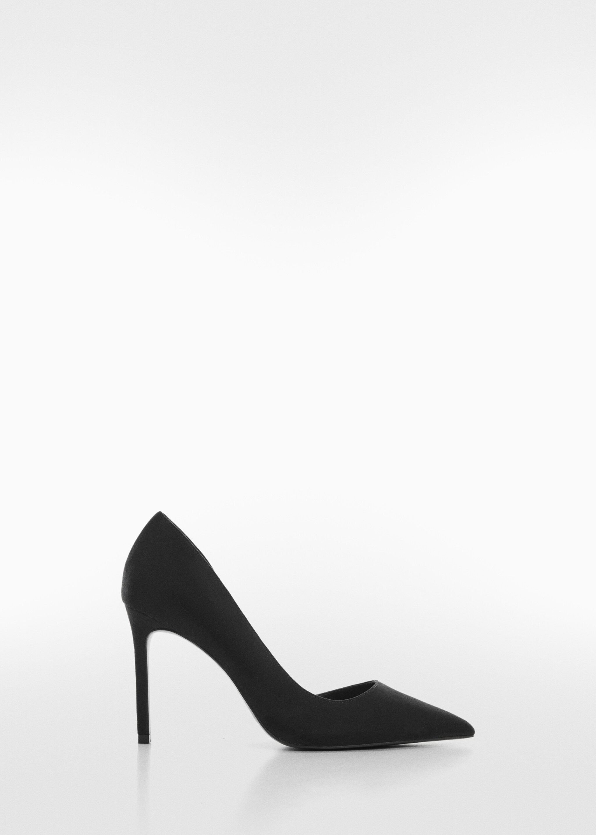 Asymmetrical heeled shoes - Article without model, Black. Ref: 87100255-00.