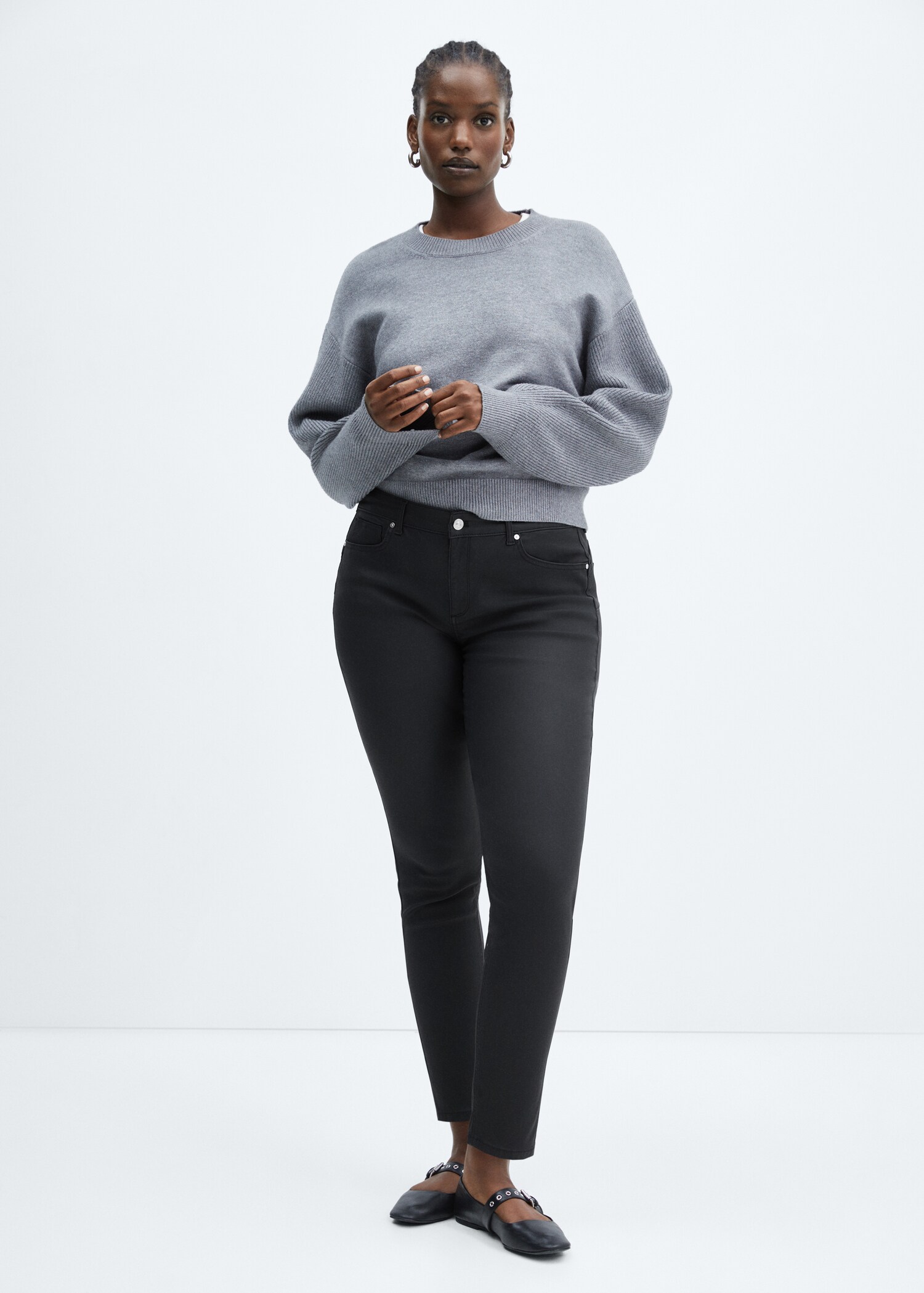 Gewachste Skinny-Push-Up-Jeans - Detail des Artikels 3