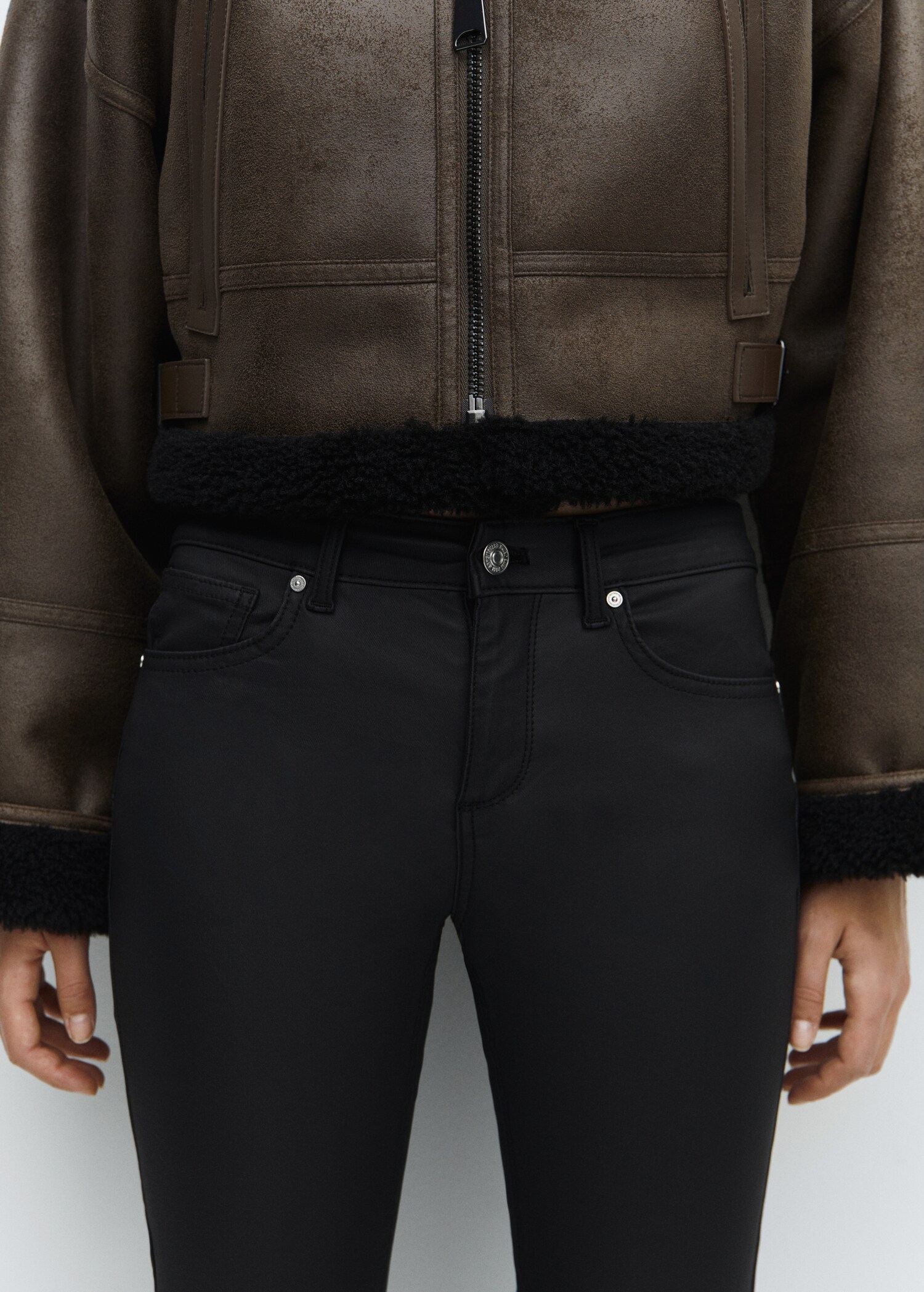 Gewachste Skinny-Push-Up-Jeans - Detail des Artikels 6