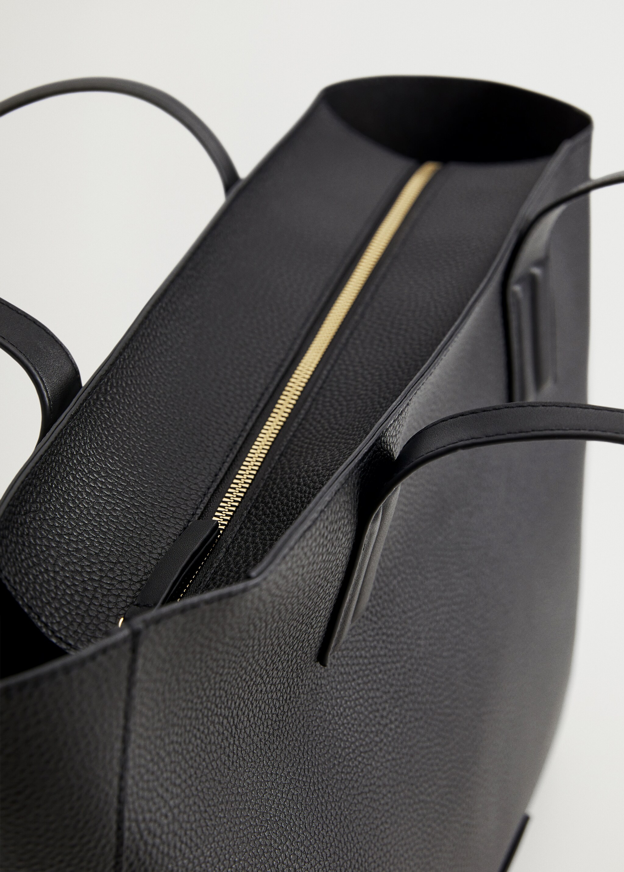 Bolso shopper efecto abatanado - Detalle del artículo 2