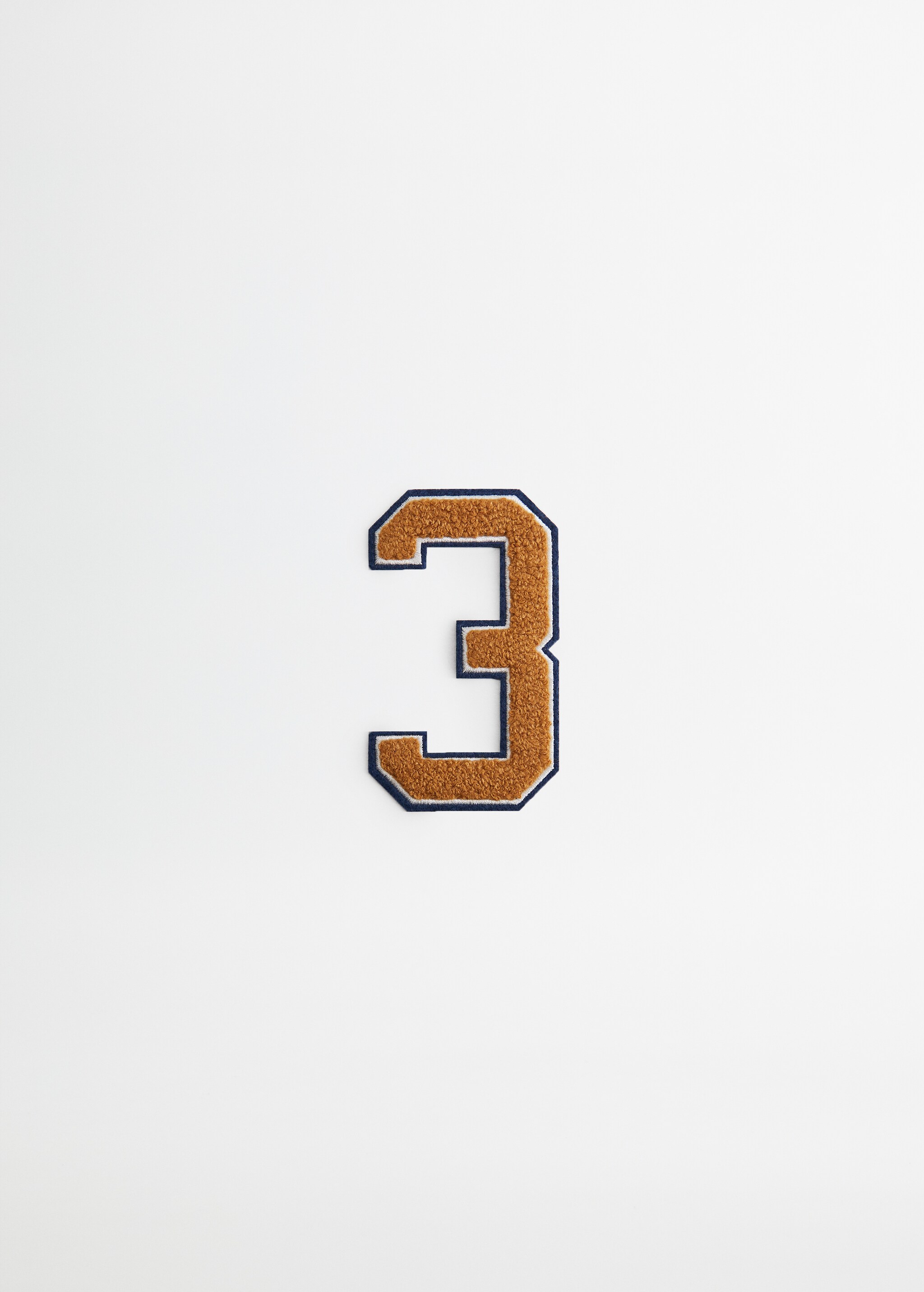 Medium number decorative patch - Article without model