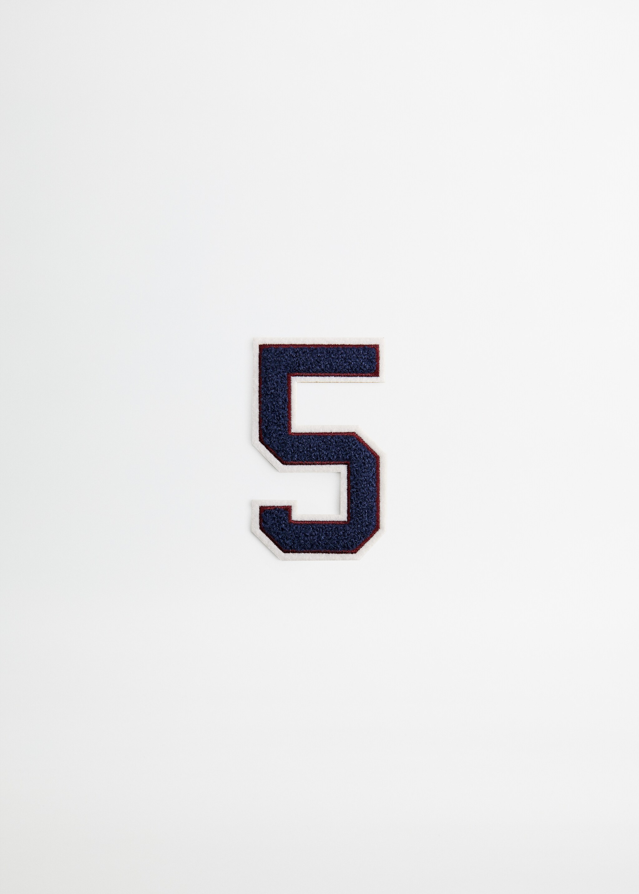 Medium number decorative patch - Article without model