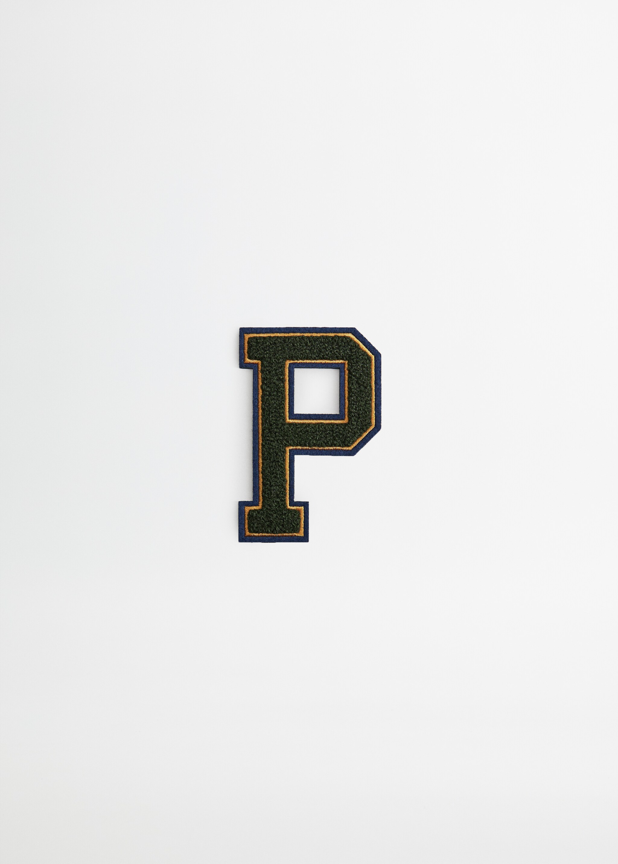 Medium letter decorative patch - Article without model