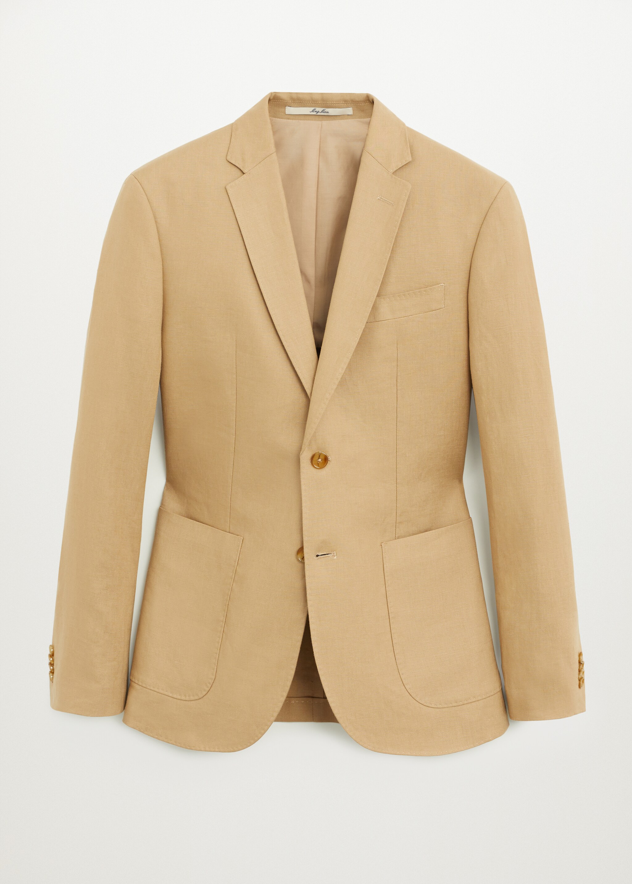 100% linen slim fit blazer - Article without model