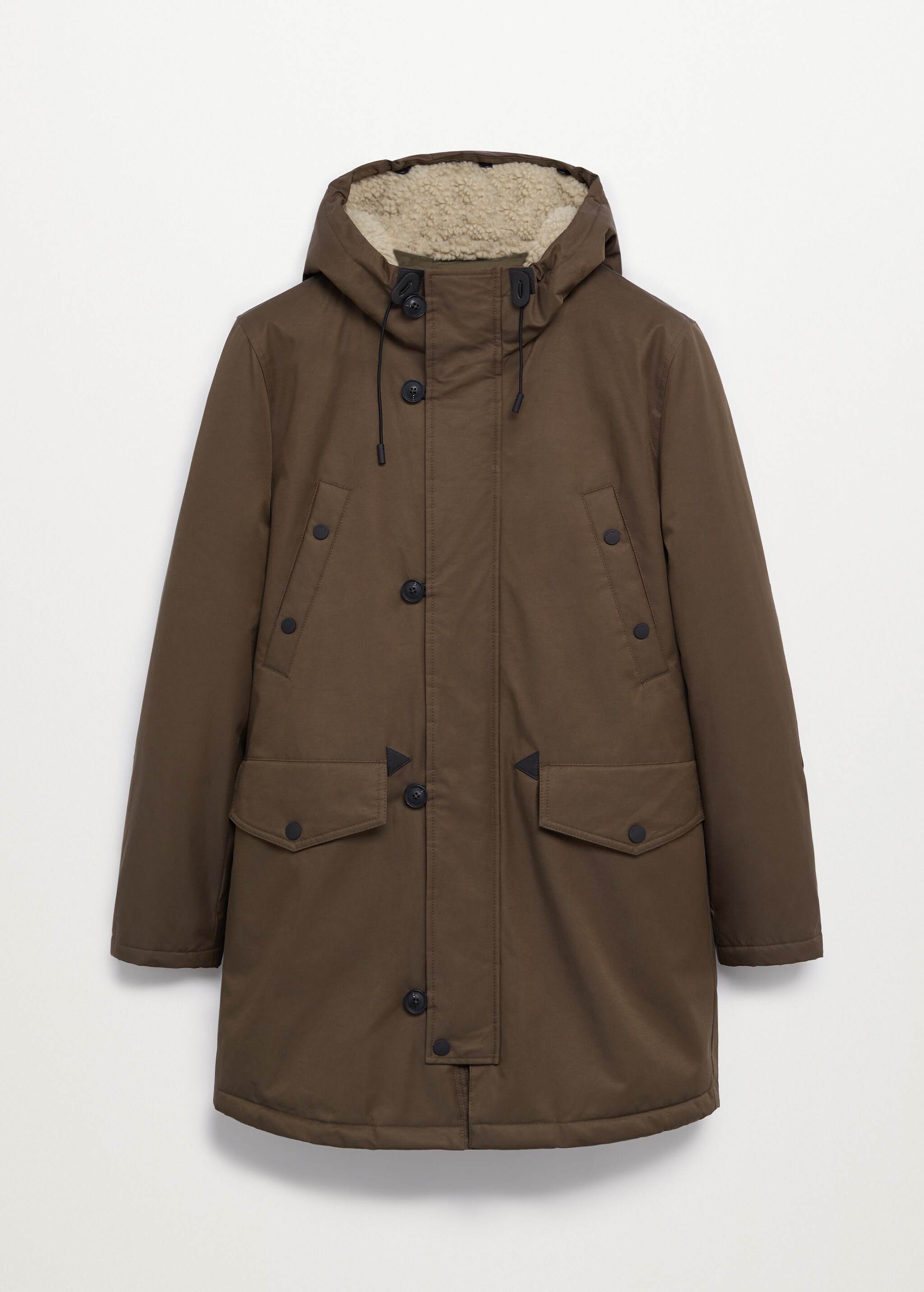 Parka impermeable capucha borreguito - Detalle del artículo 8