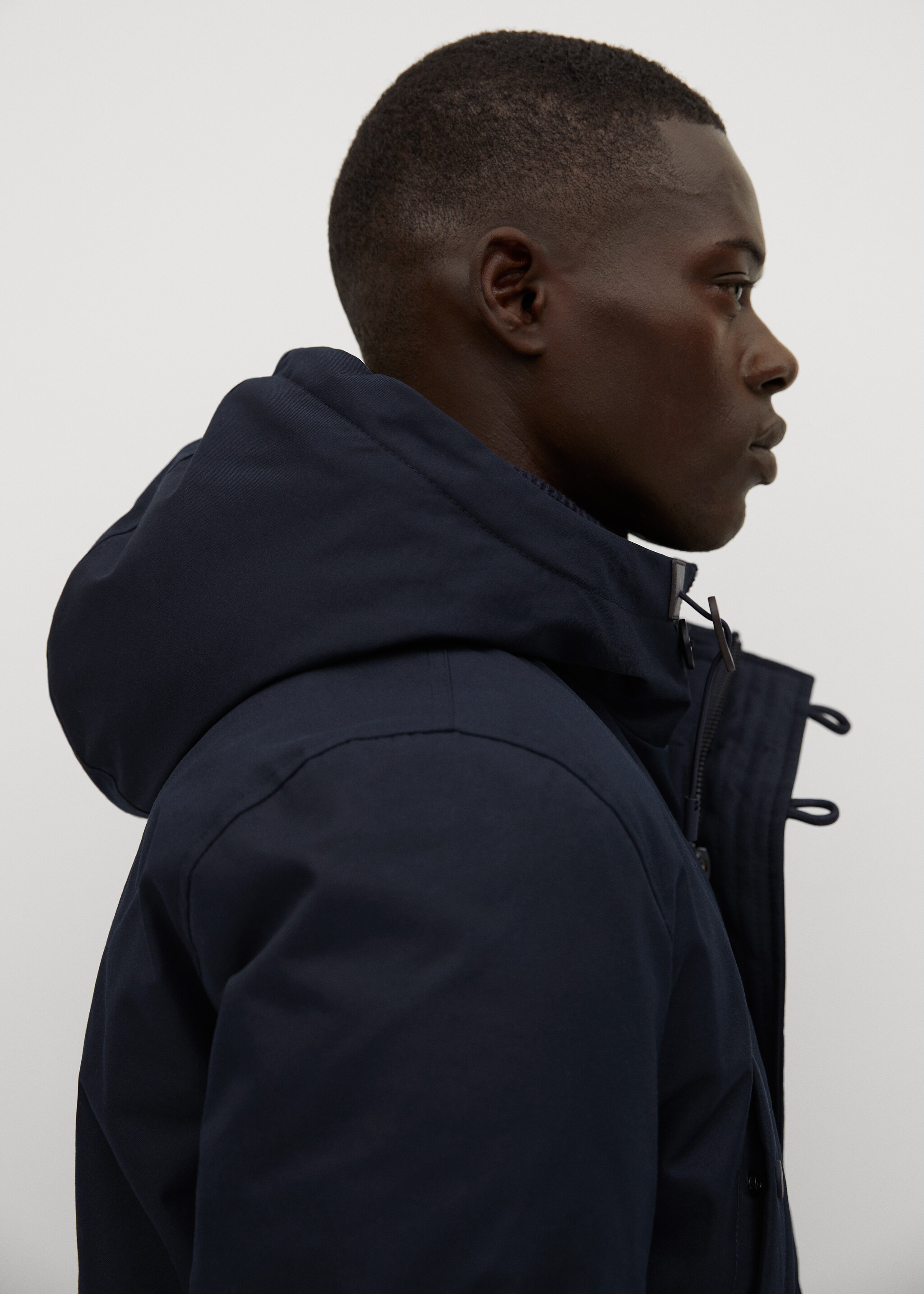 Parka impermeable capucha borreguito - Detalle del artículo 4