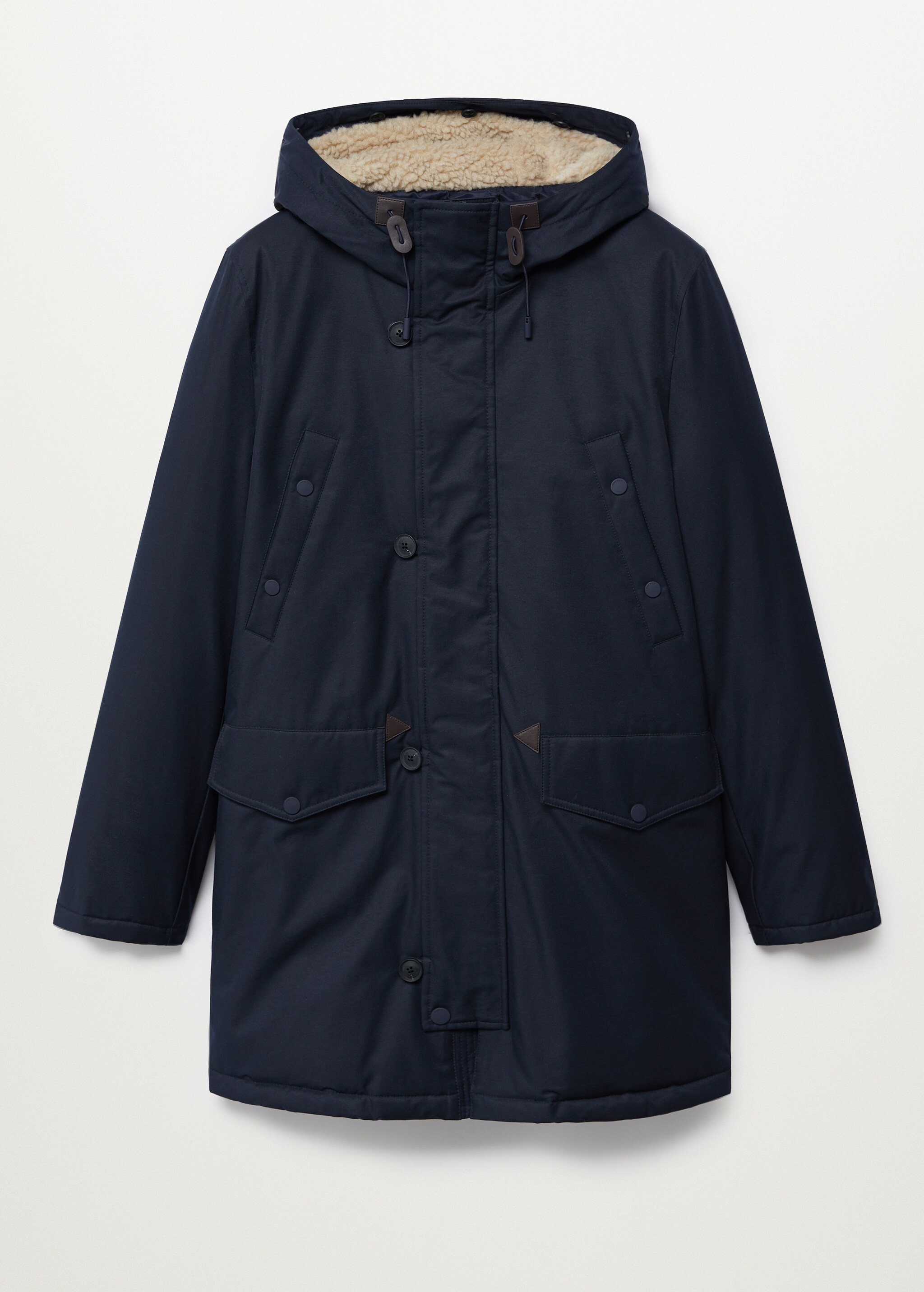 Parka impermeable capucha borreguito - Detalle del artículo 8