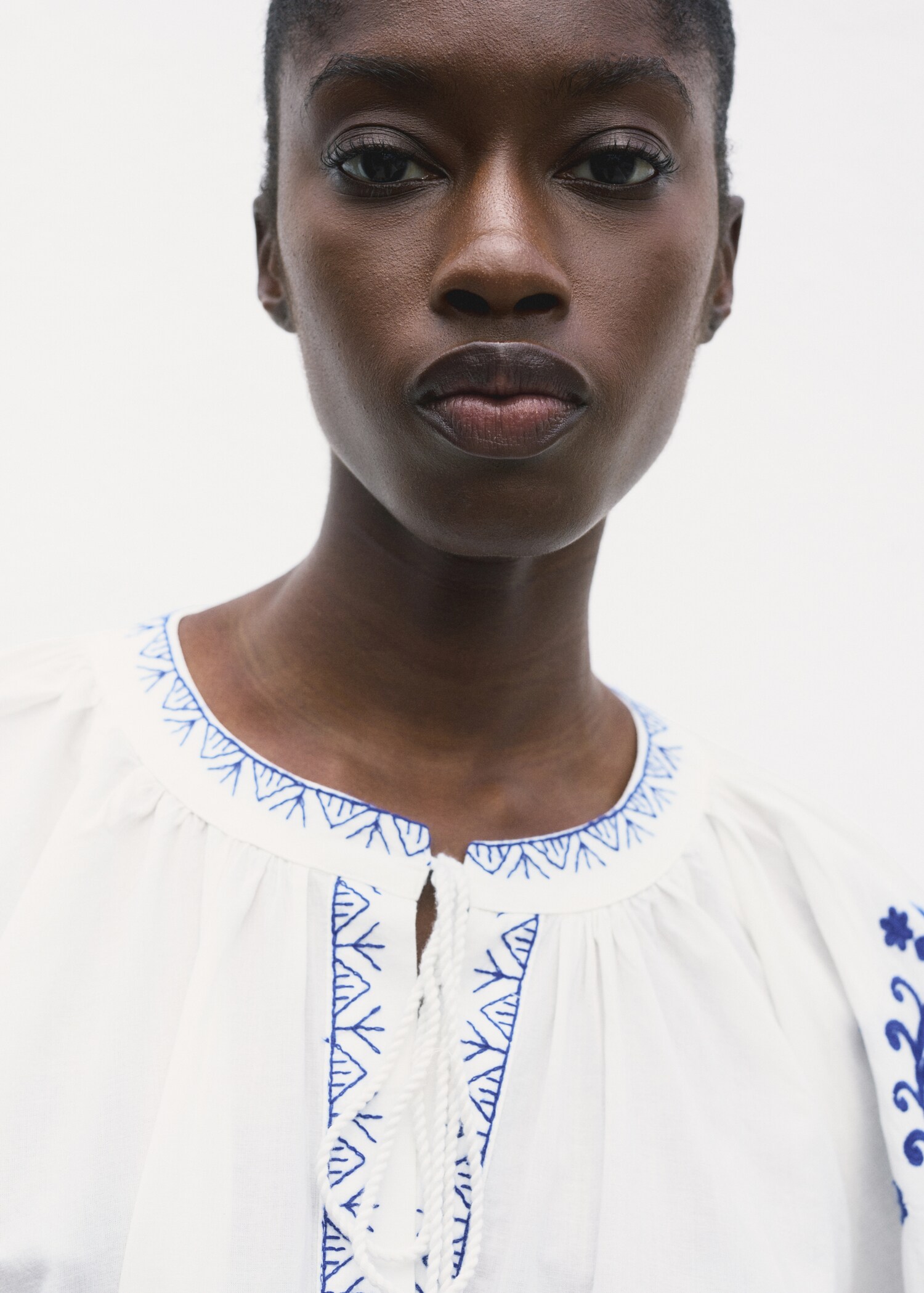 Broderad detalj skjorta - Detaljer om artikeln 1